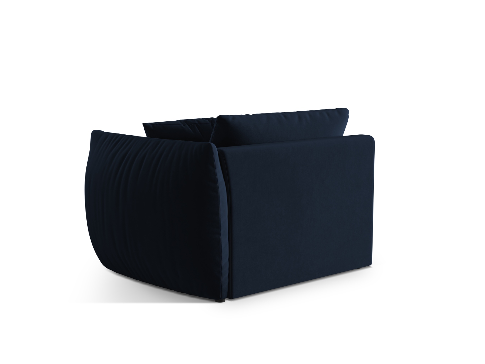 Velvet Modul Right, "Chris", 1 Seat, 130x100x80
