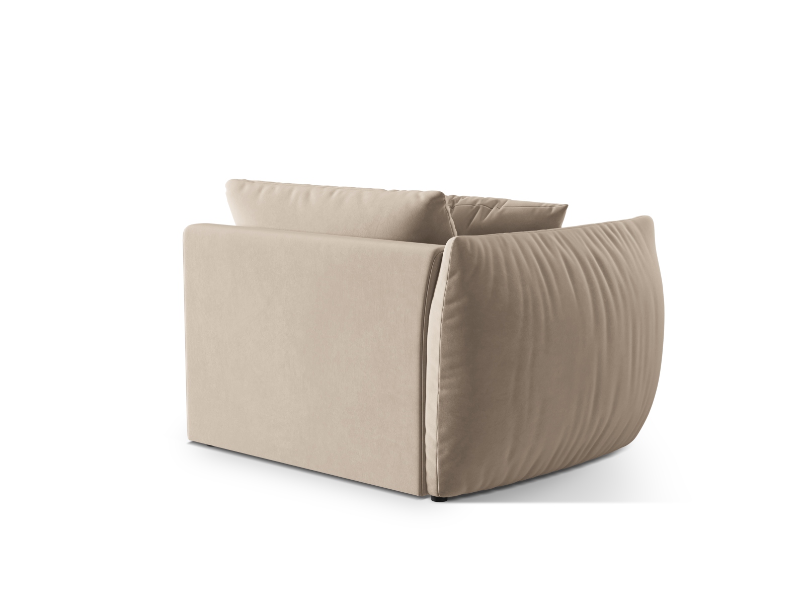 Velvet Modul Left, "Chris", 1 Seat, 130x100x80