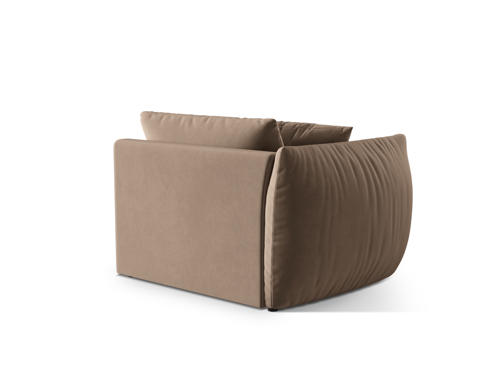Velvet Modul Left, "Chris", 1 Seat, 130x100x80