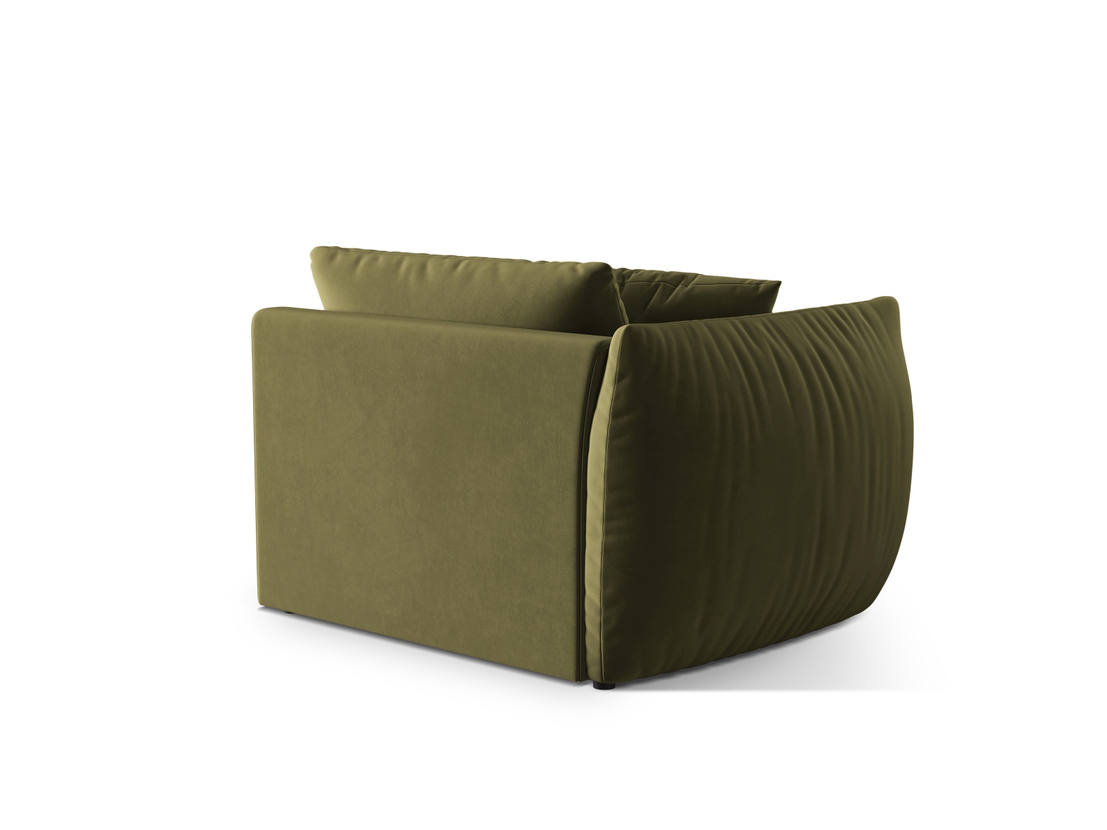 Velvet Modul Left, "Chris", 1 Seat, 130x100x80