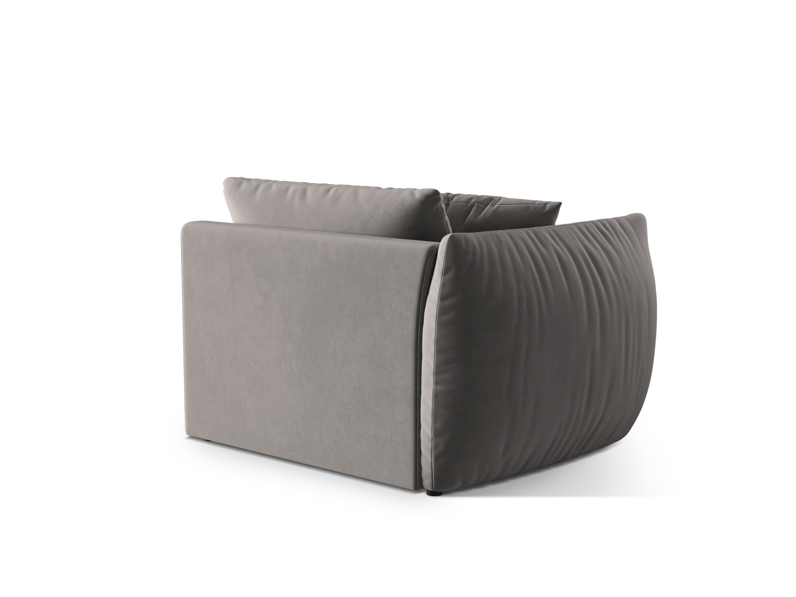Velvet Modul Left, "Chris", 1 Seat, 130x100x80