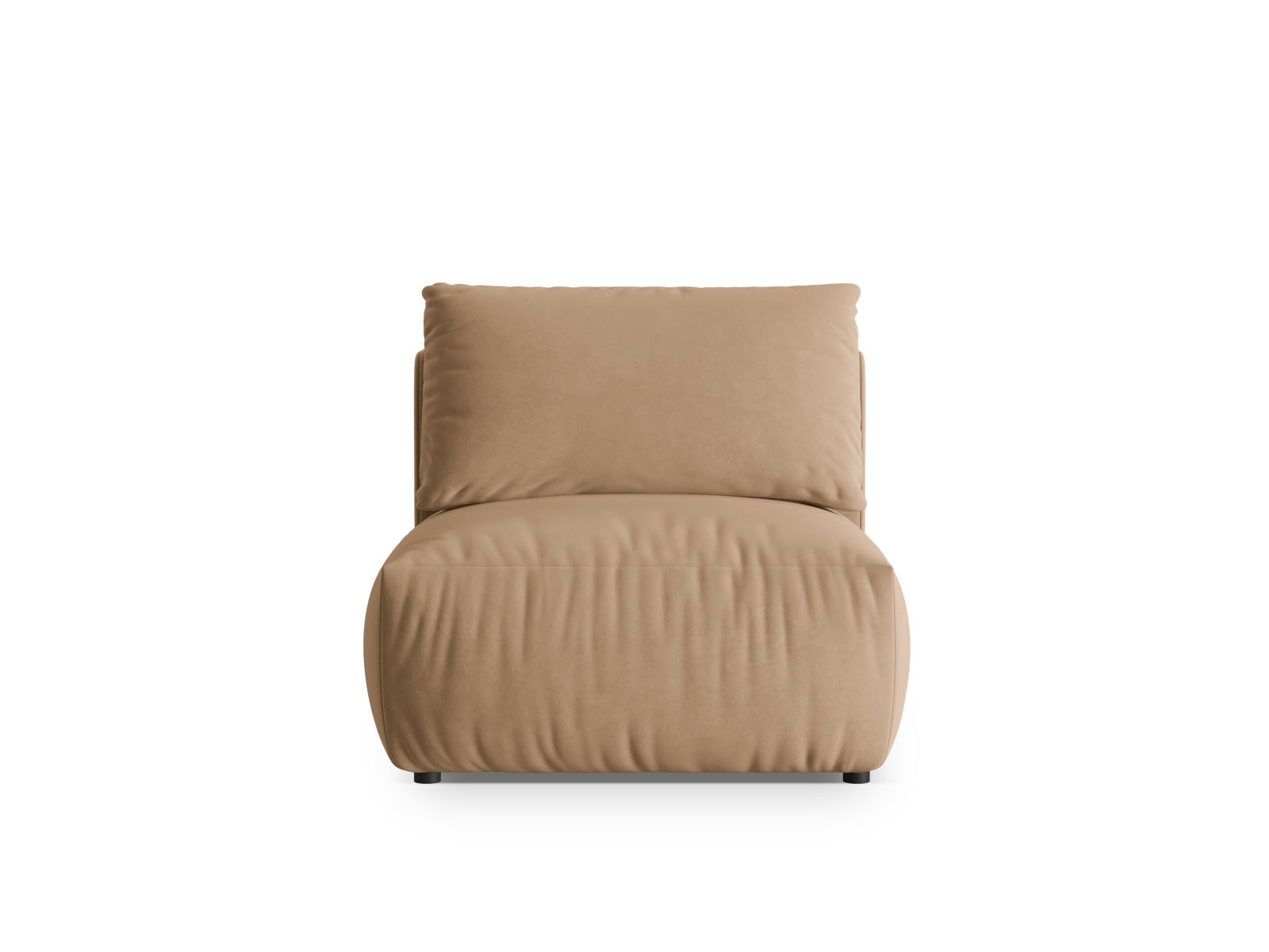 Velvet Modul Armless, "Chris", 1 Seat, 85x100x80