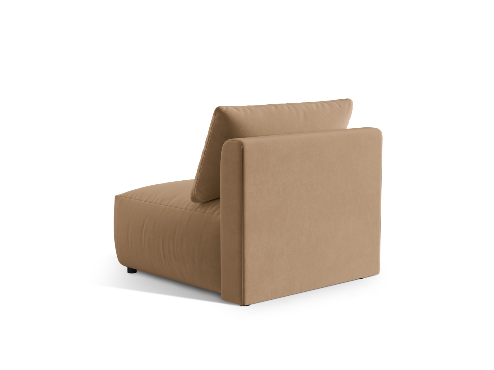 Velvet Modul Armless, "Chris", 1 Seat, 85x100x80