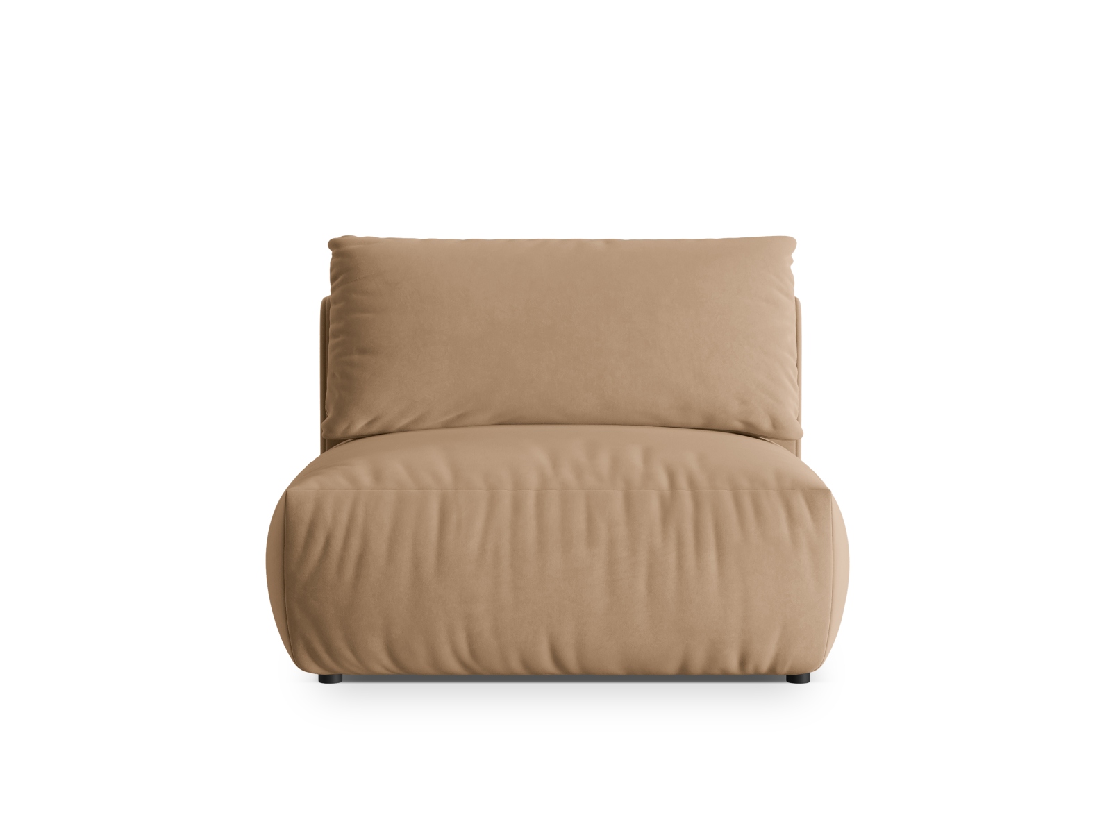 Velvet Modul Armless, "Chris", 1 Seat, 105x100x80