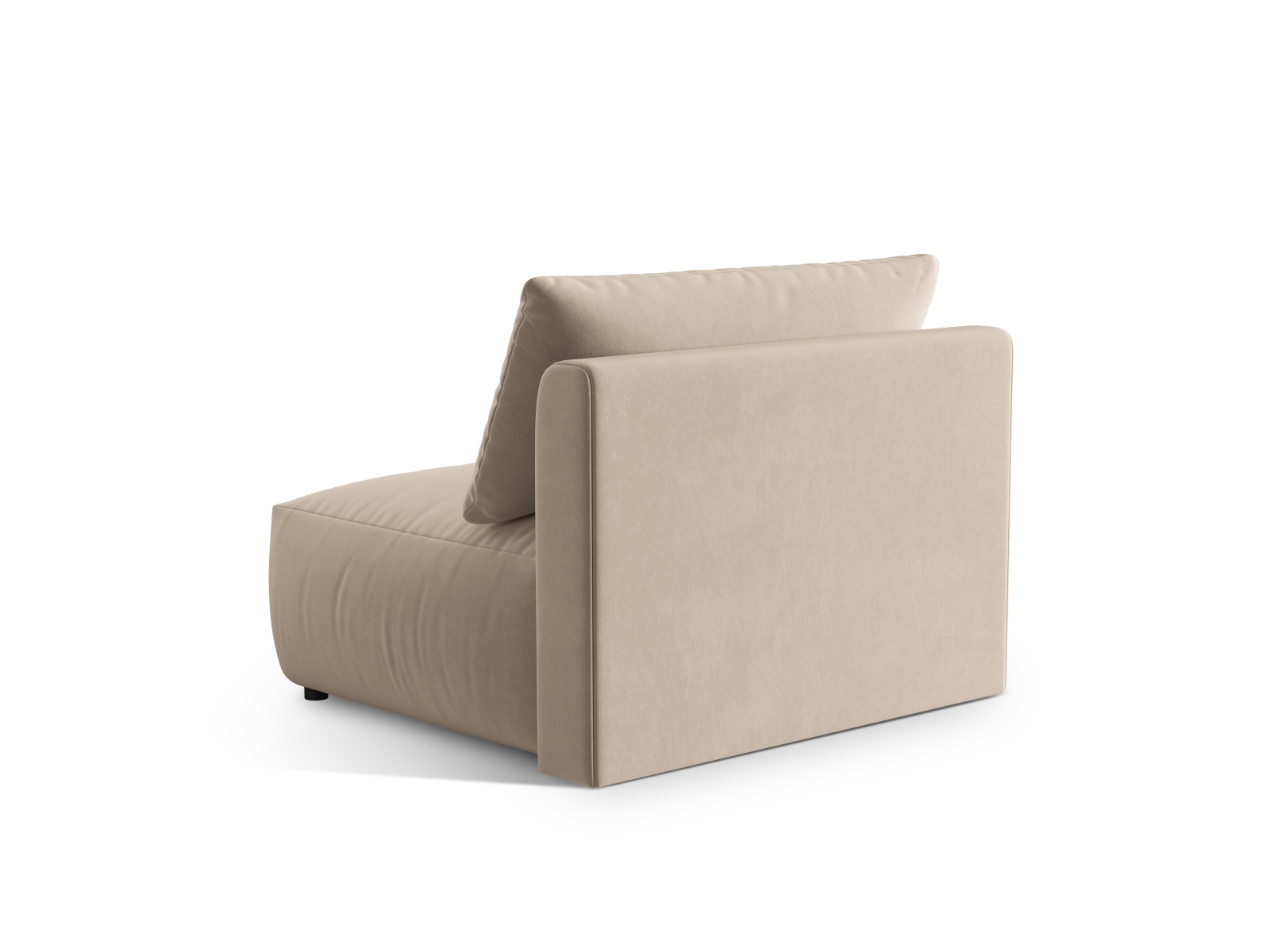 Velvet Modul Armless, "Chris", 1 Seat, 105x100x80