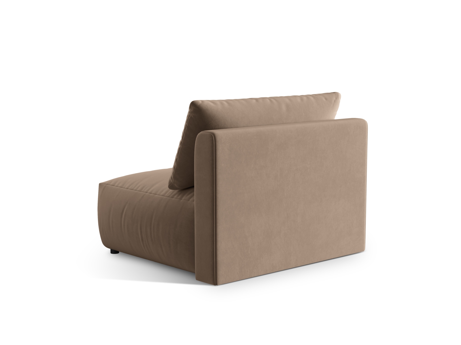 Velvet Modul Armless, "Chris", 1 Seat, 105x100x80