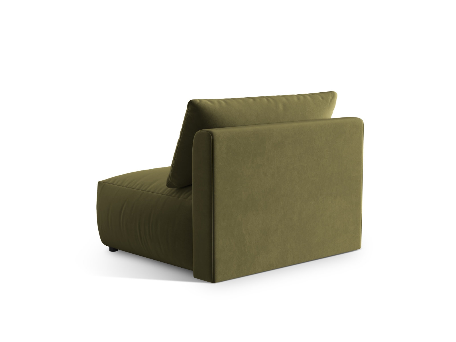 Velvet Modul Armless, "Chris", 1 Seat, 105x100x80