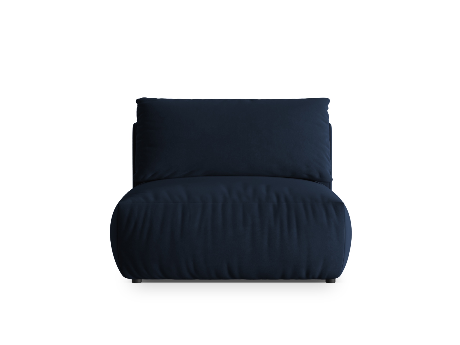 Velvet Modul Armless, "Chris", 1 Seat, 105x100x80