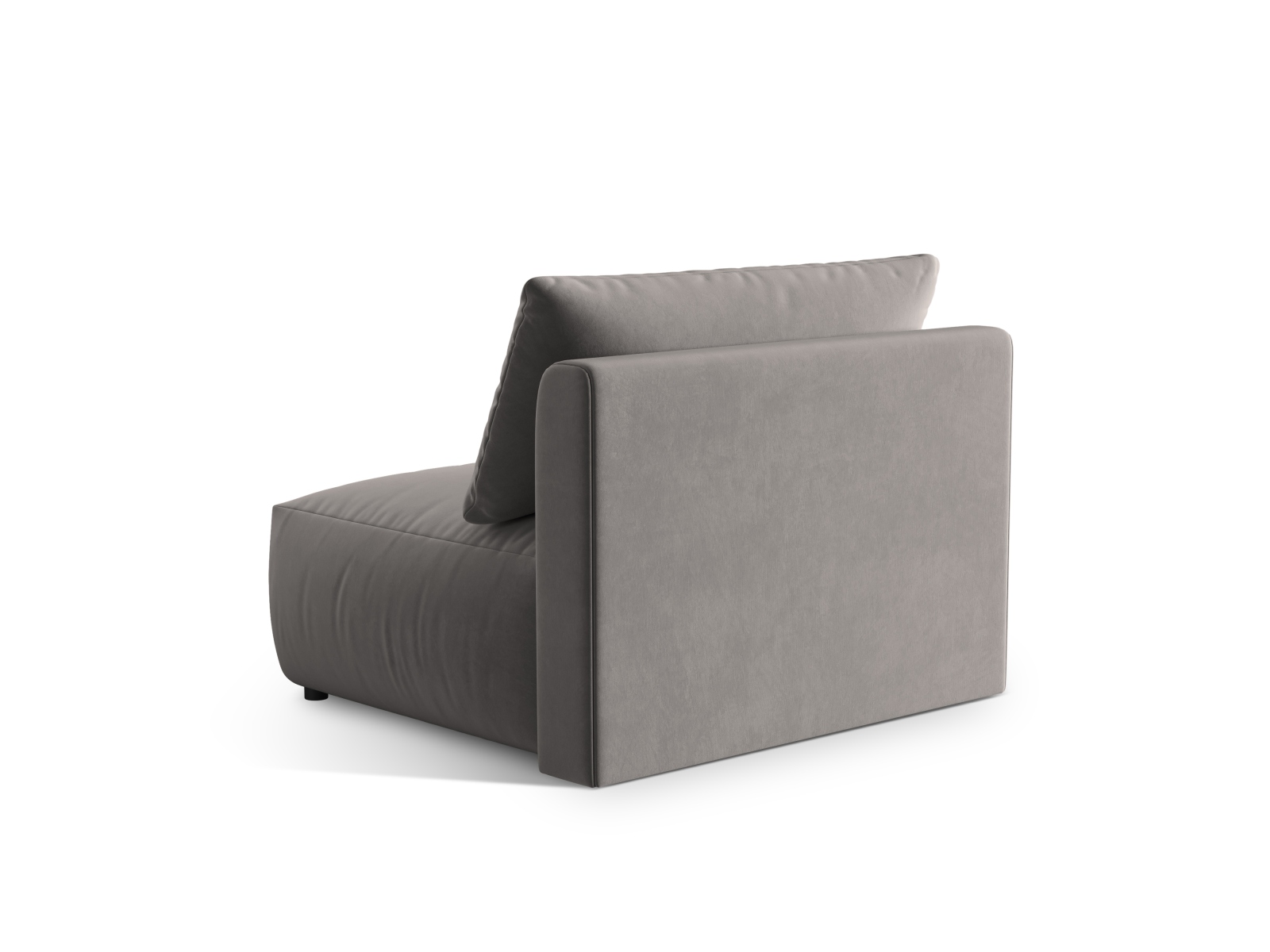 Velvet Modul Armless, "Chris", 1 Seat, 105x100x80