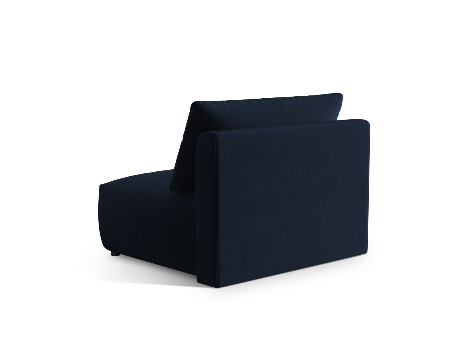 Velvet Modul Armless, "Chris", 1 Seat, 105x100x80