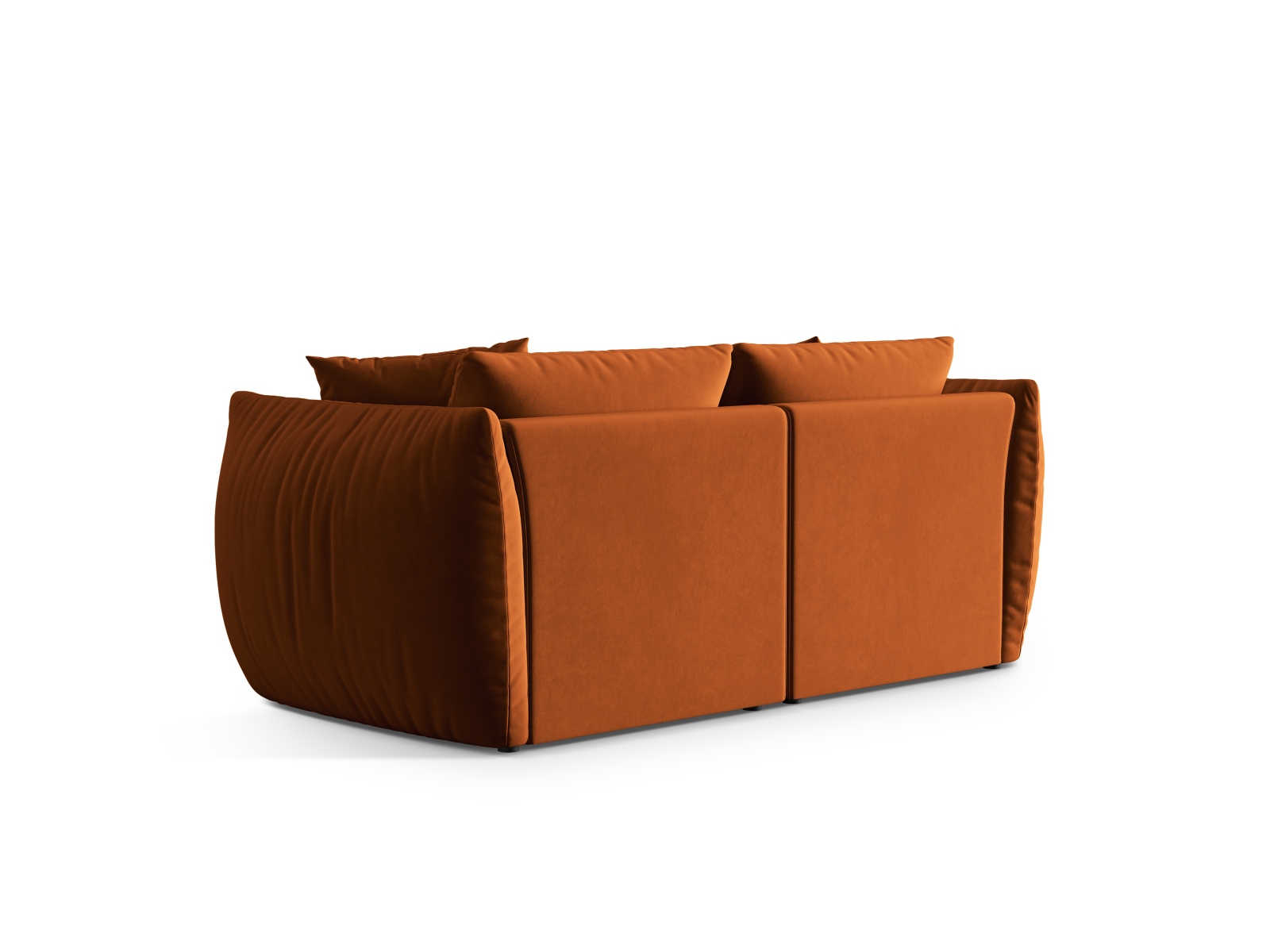 Velvet Modular Sofa, "Chris", 3 Seats, 220x100x80