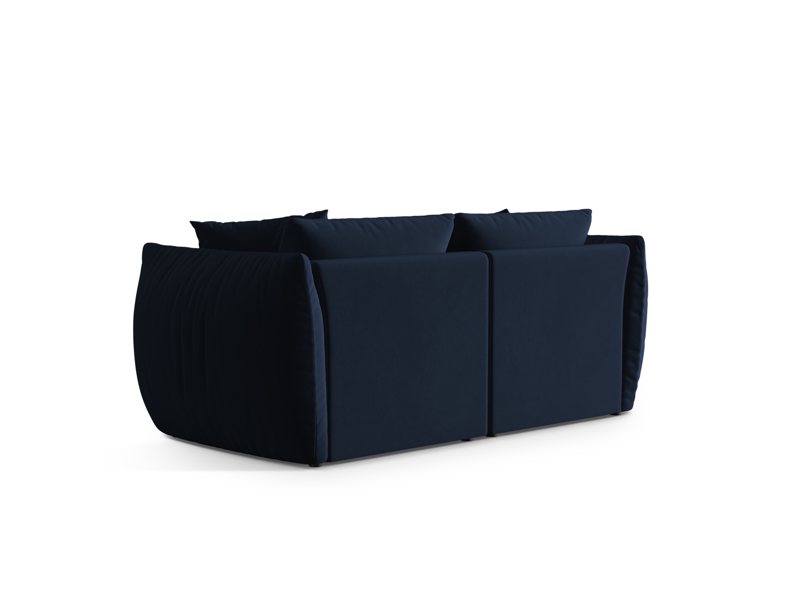 Velvet Modular Sofa, "Chris", 3 Seats, 220x100x80