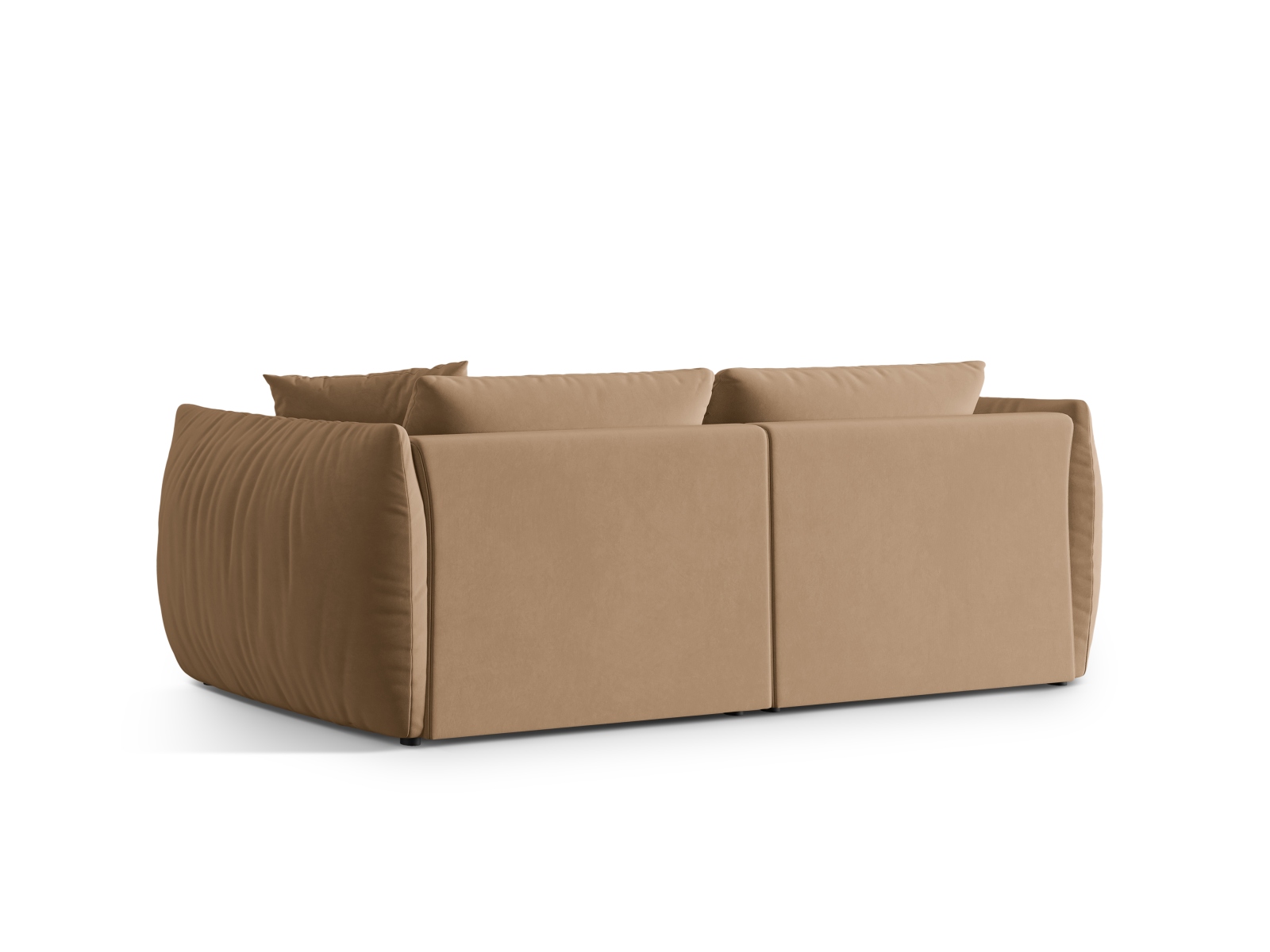 Velvet Modular Sofa, "Chris", 4 Seats, 260x100x80