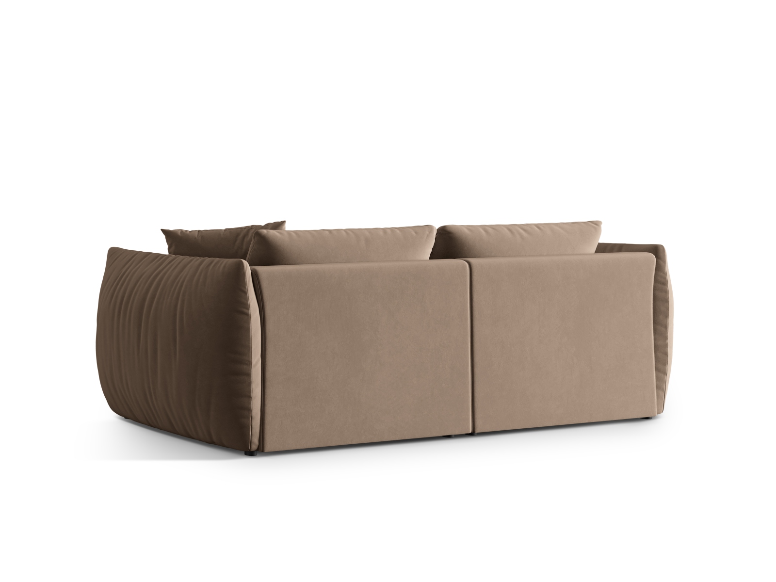 Velvet Modular Sofa, "Chris", 4 Seats, 260x100x80