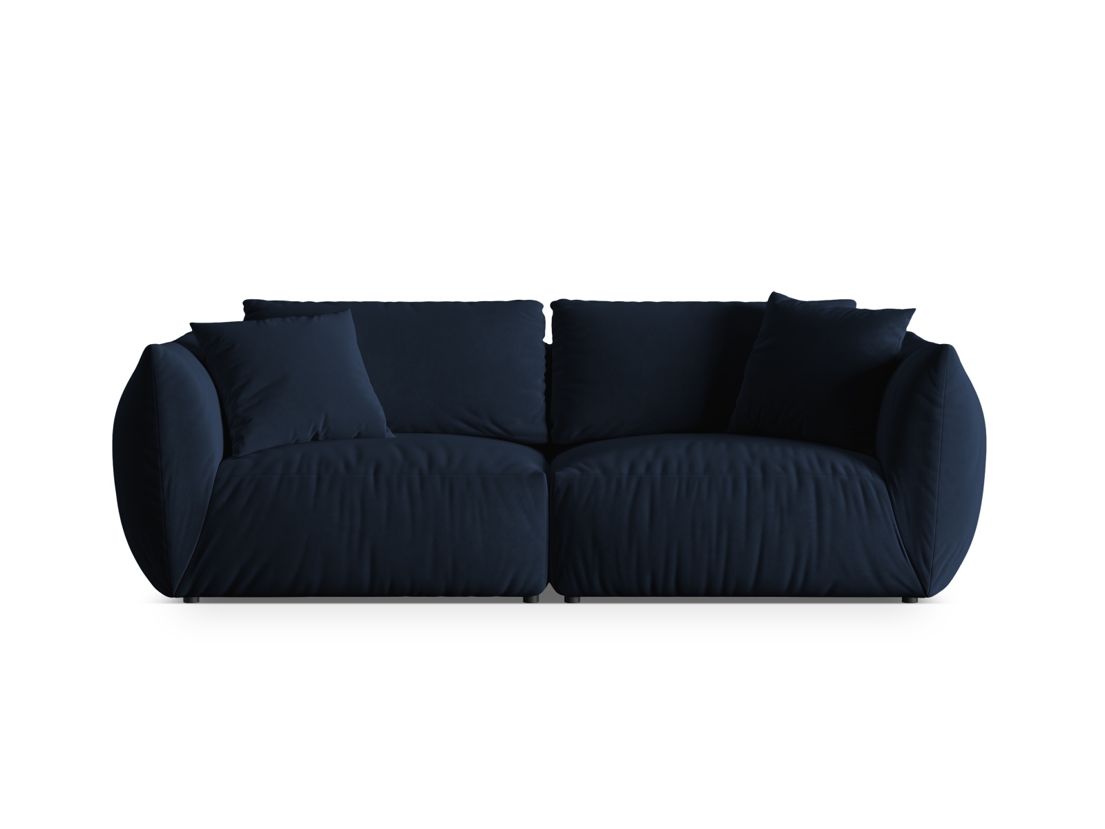 Velvet Modular Sofa, "Chris", 4 Seats, 260x100x80