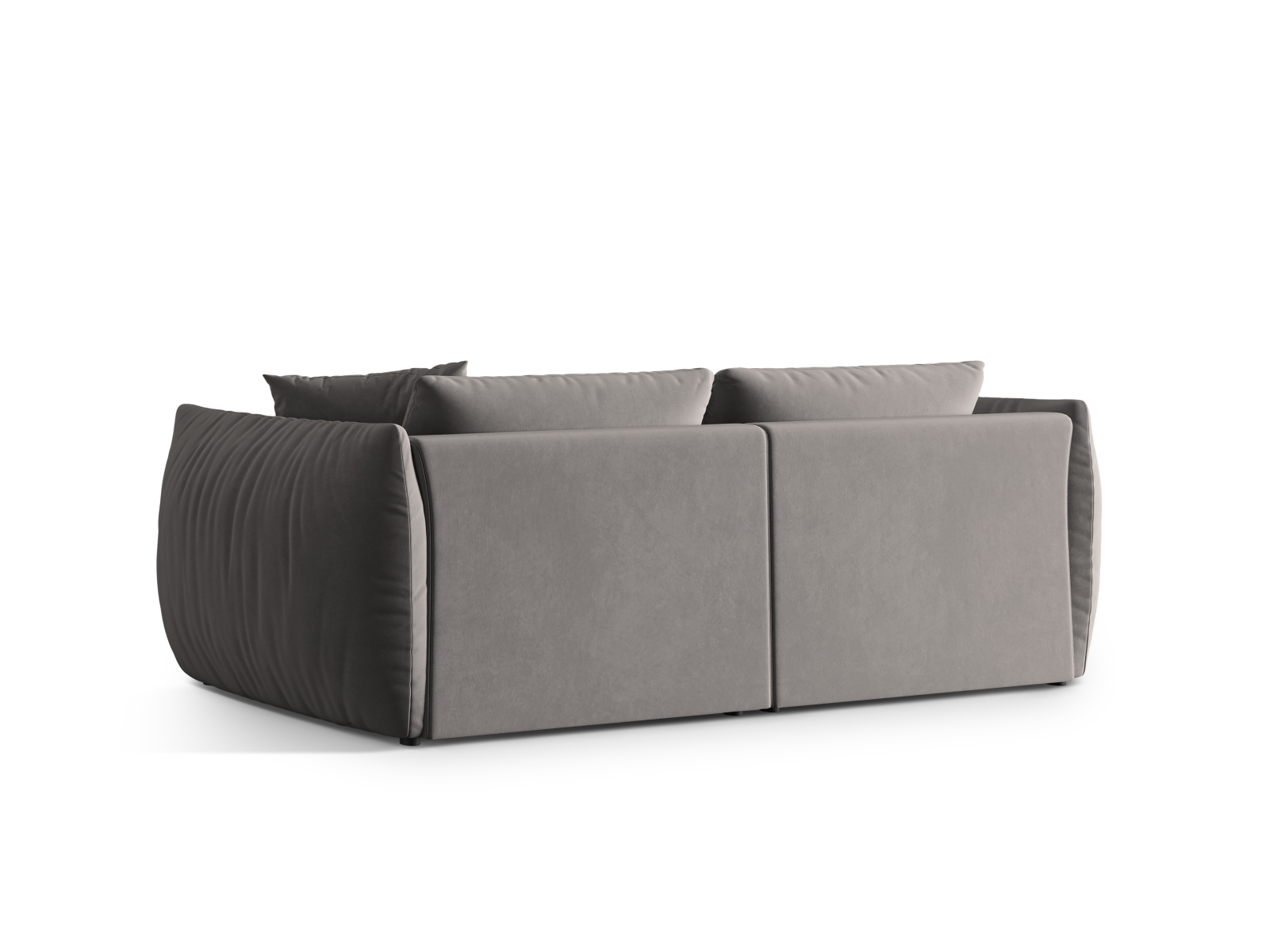 Velvet Modular Sofa, "Chris", 4 Seats, 260x100x80