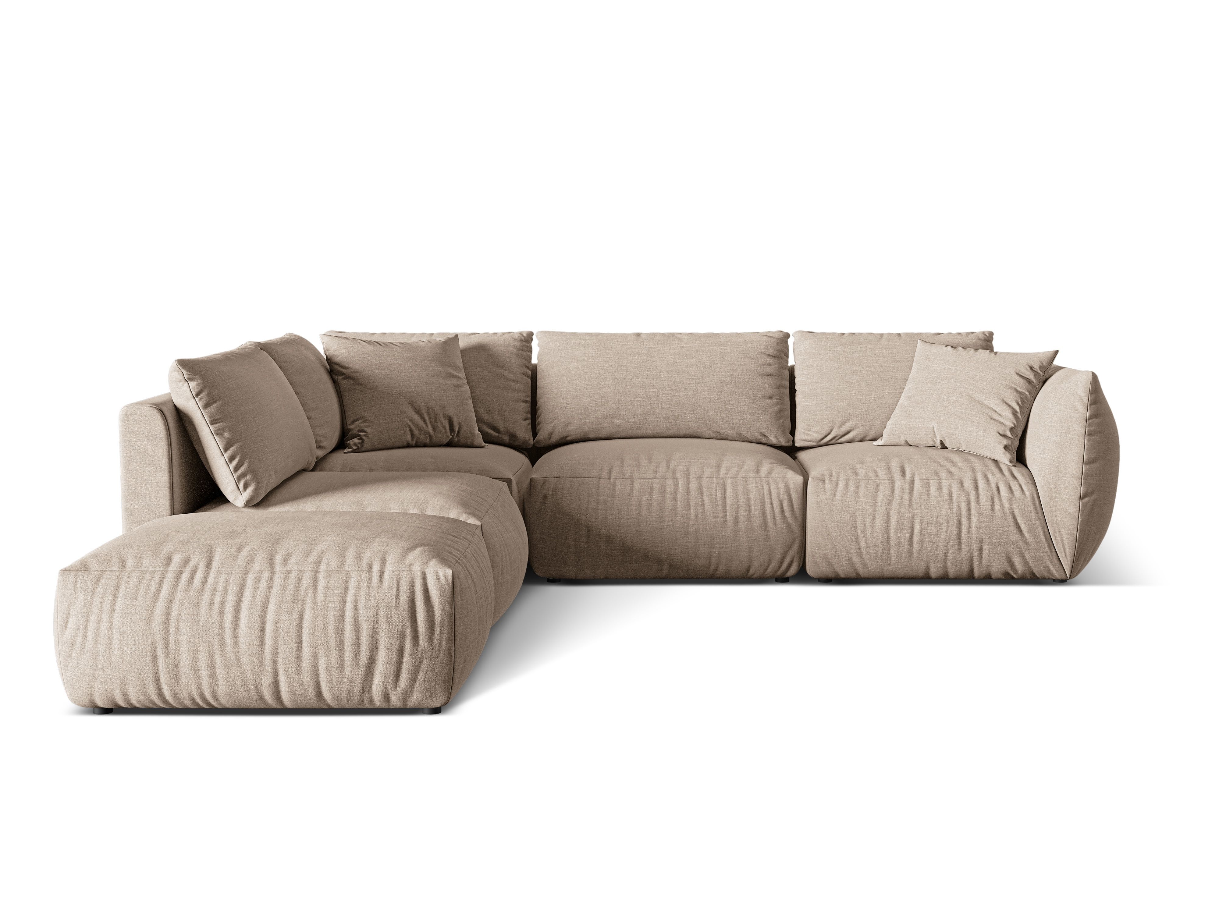 Modular Left Corner Sofa, "Chris", 4 Seats, 295x290x80