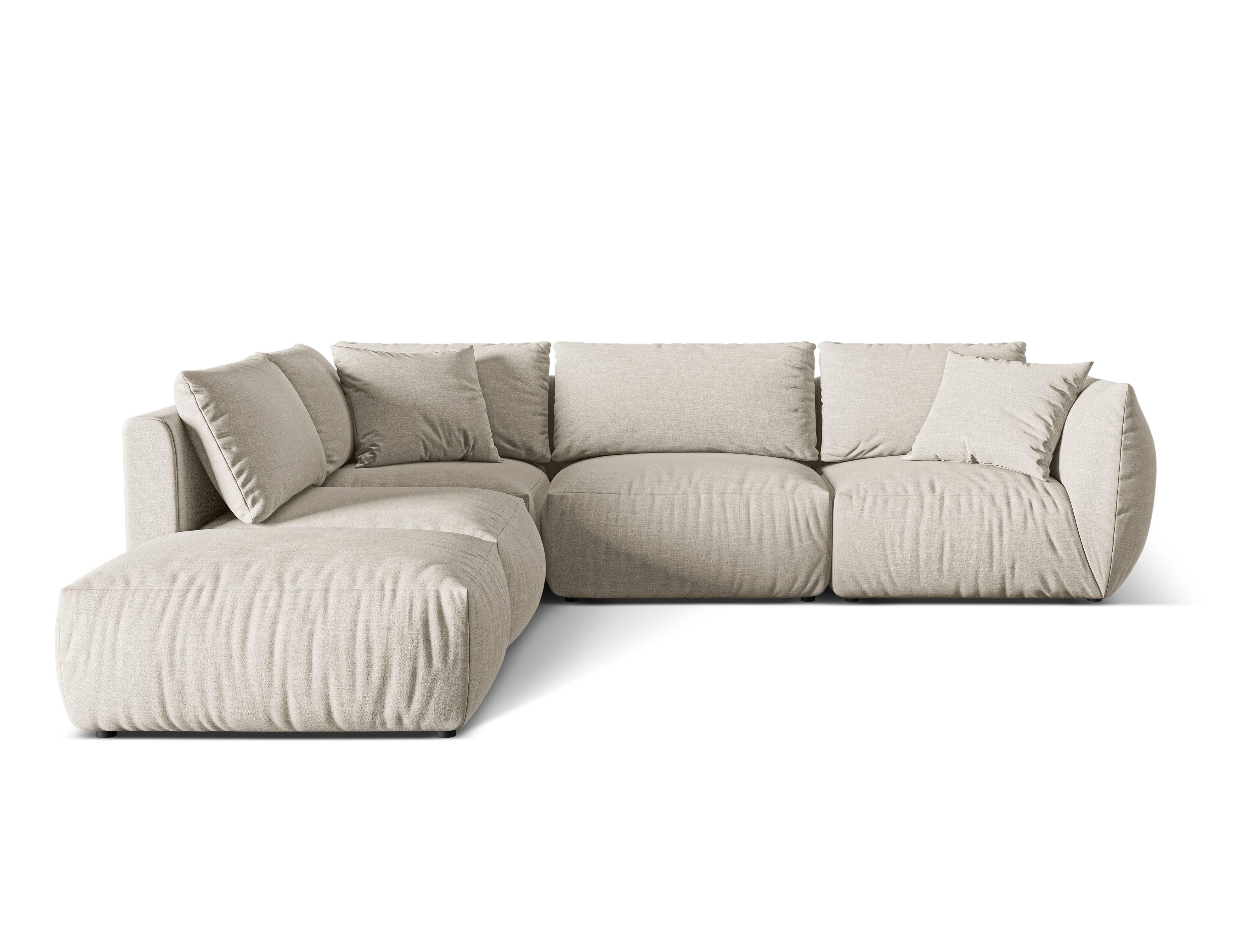 Modular Left Corner Sofa, "Chris", 4 Seats, 295x290x80