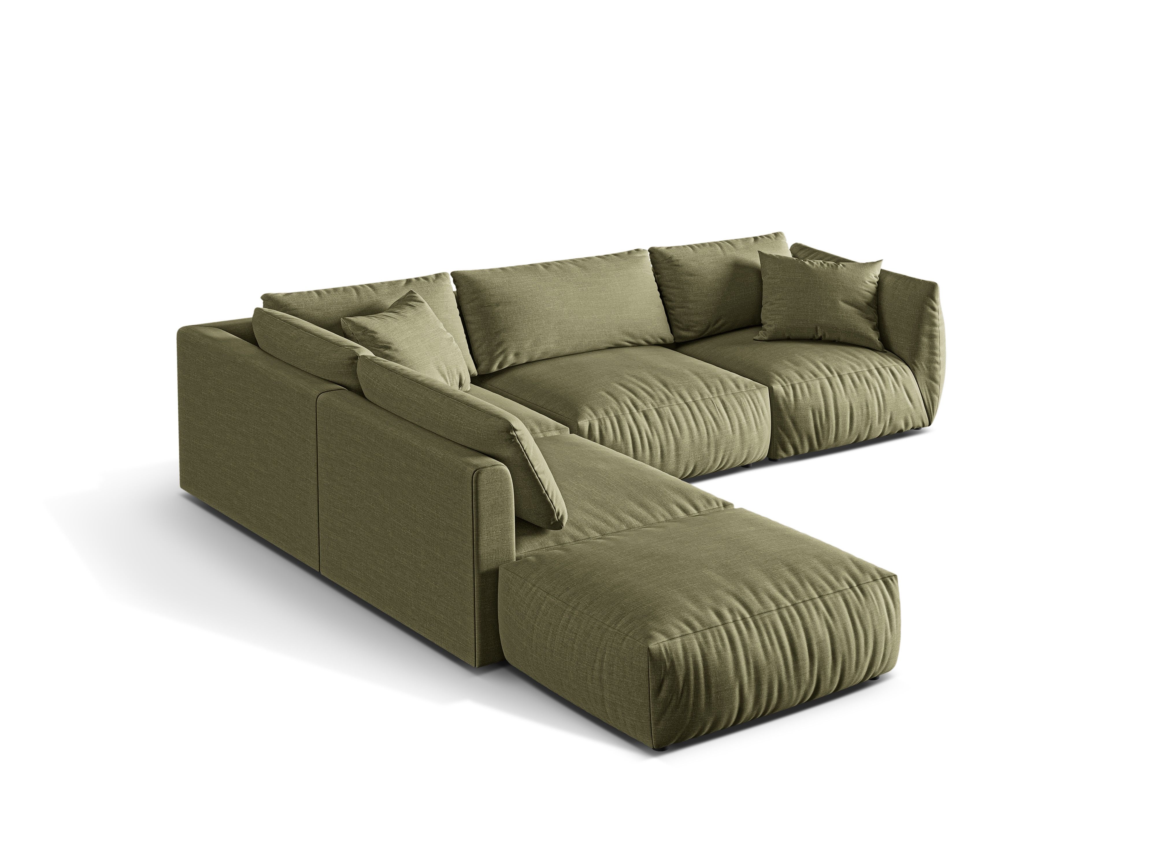 Modular Left Corner Sofa, "Chris", 4 Seats, 295x290x80
