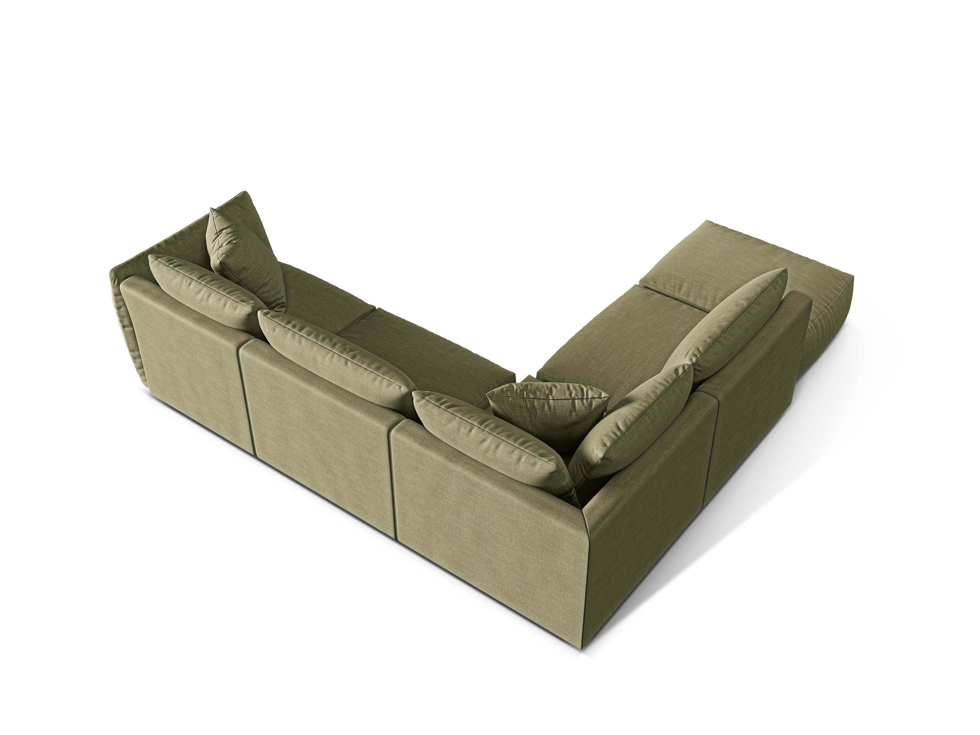 Modular Left Corner Sofa, "Chris", 4 Seats, 295x290x80