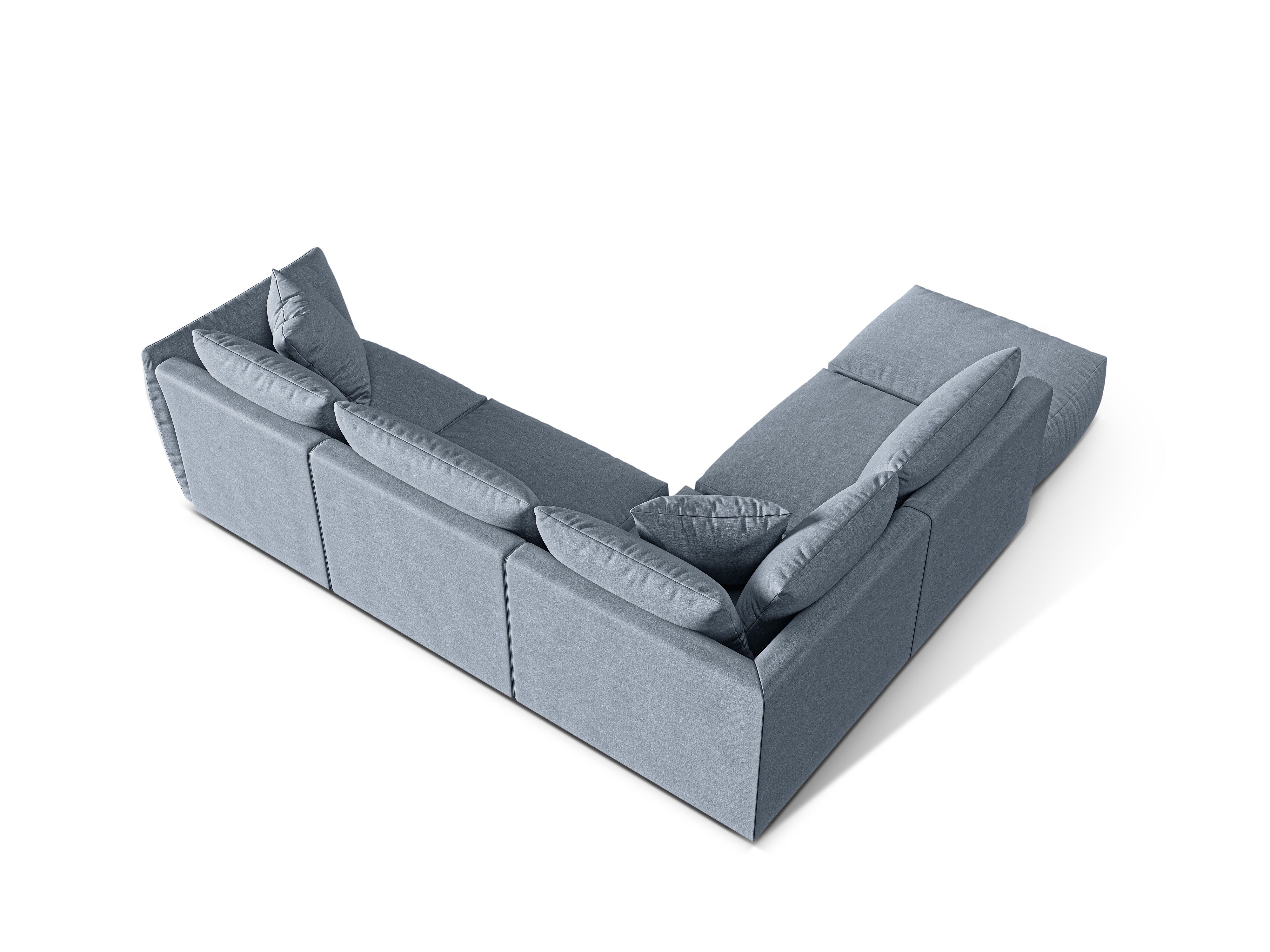 Modular Left Corner Sofa, "Chris", 4 Seats, 295x290x80