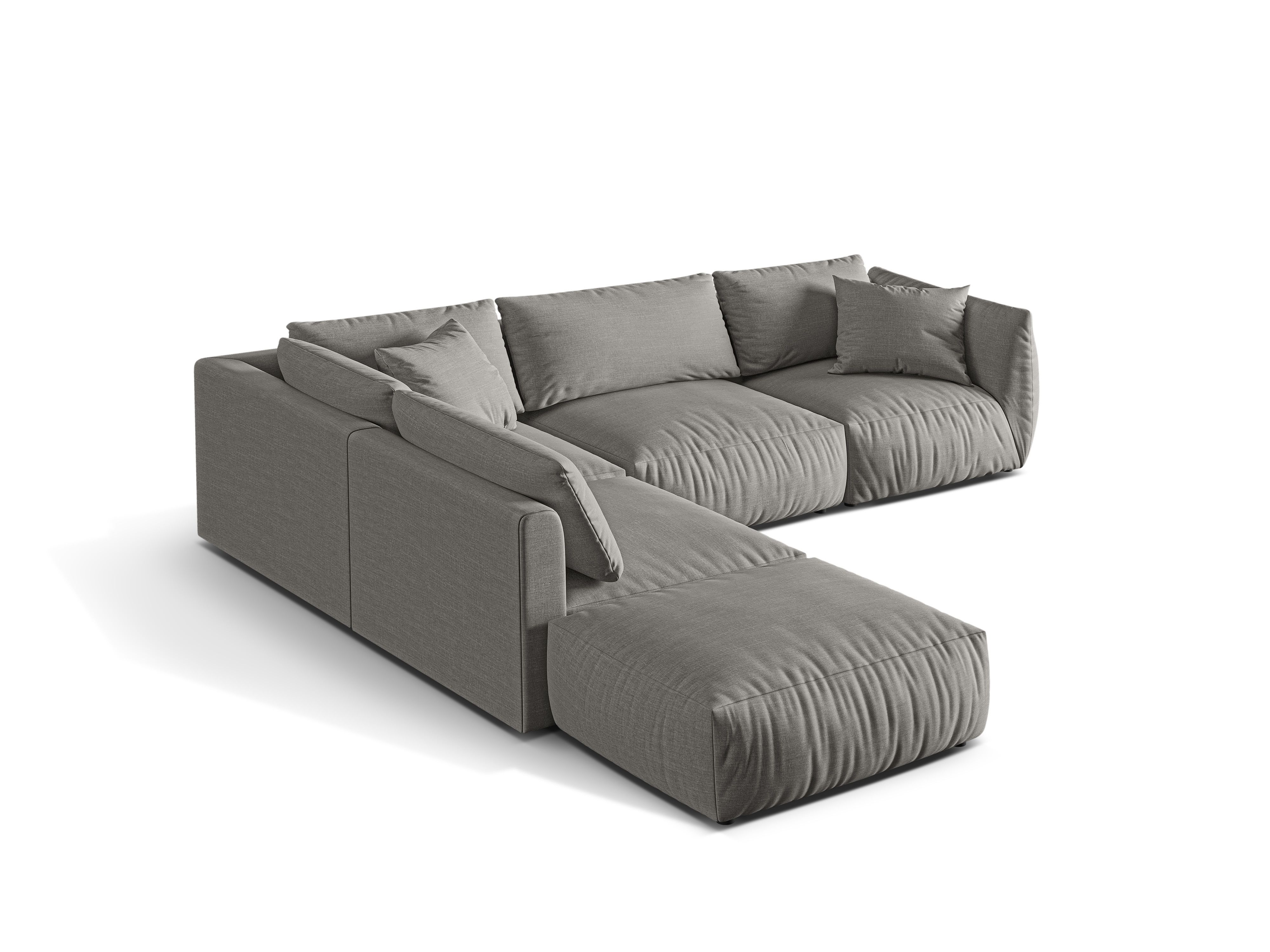 Modular Left Corner Sofa, "Chris", 4 Seats, 295x290x80