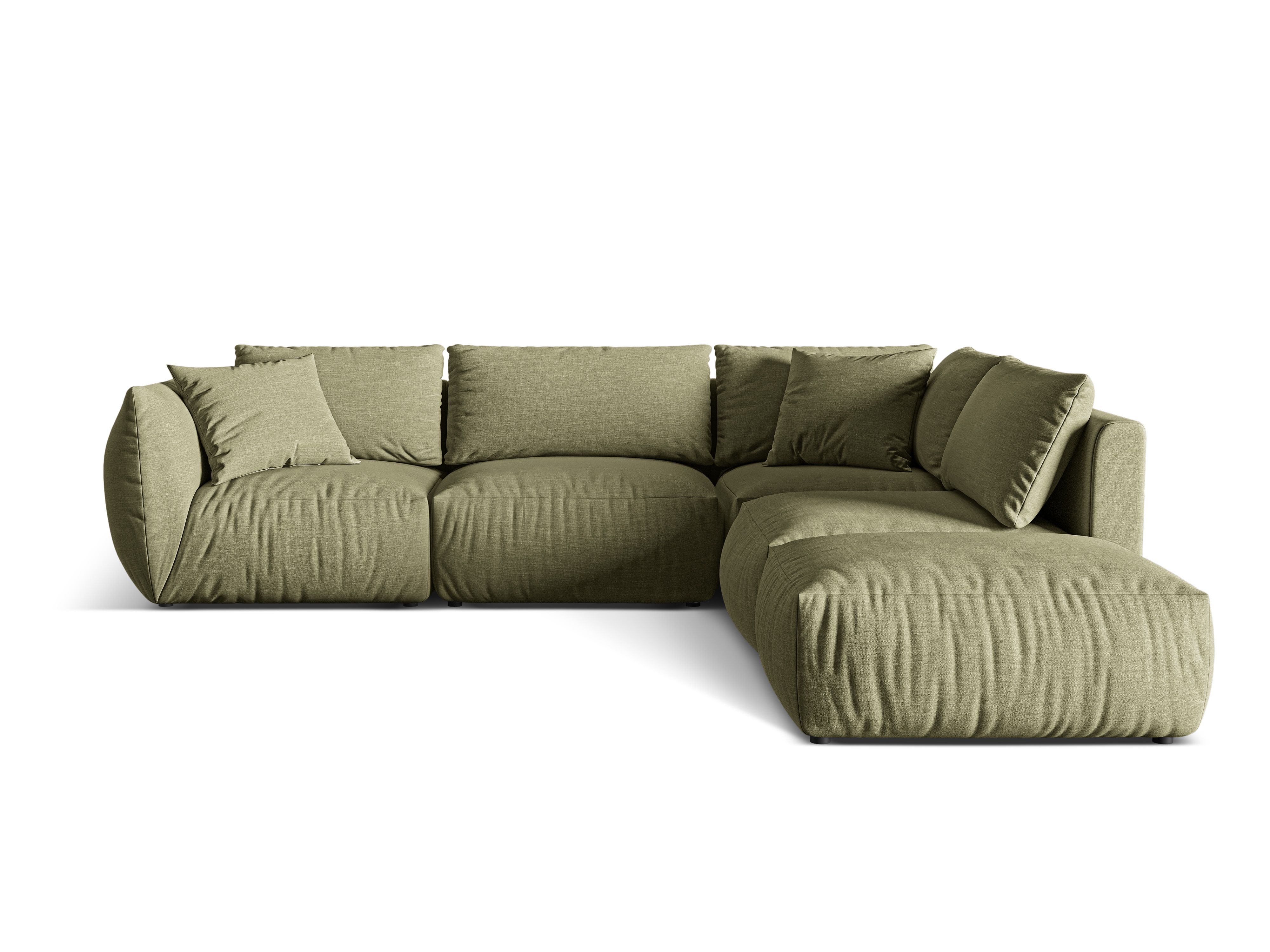 Modular Right Corner Sofa, "Chris", 4 Seats, 295x290x80