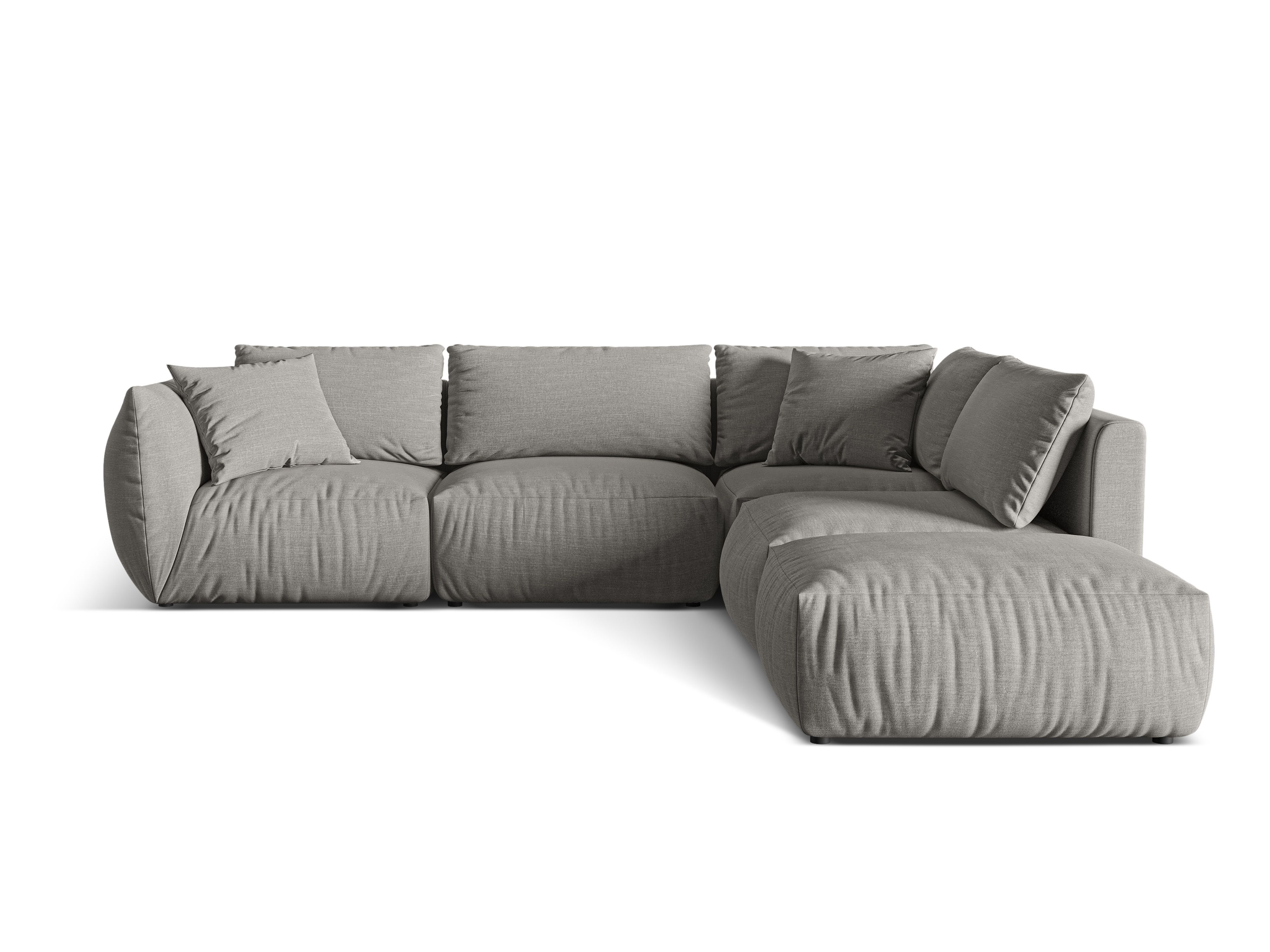Modular Right Corner Sofa, "Chris", 4 Seats, 295x290x80