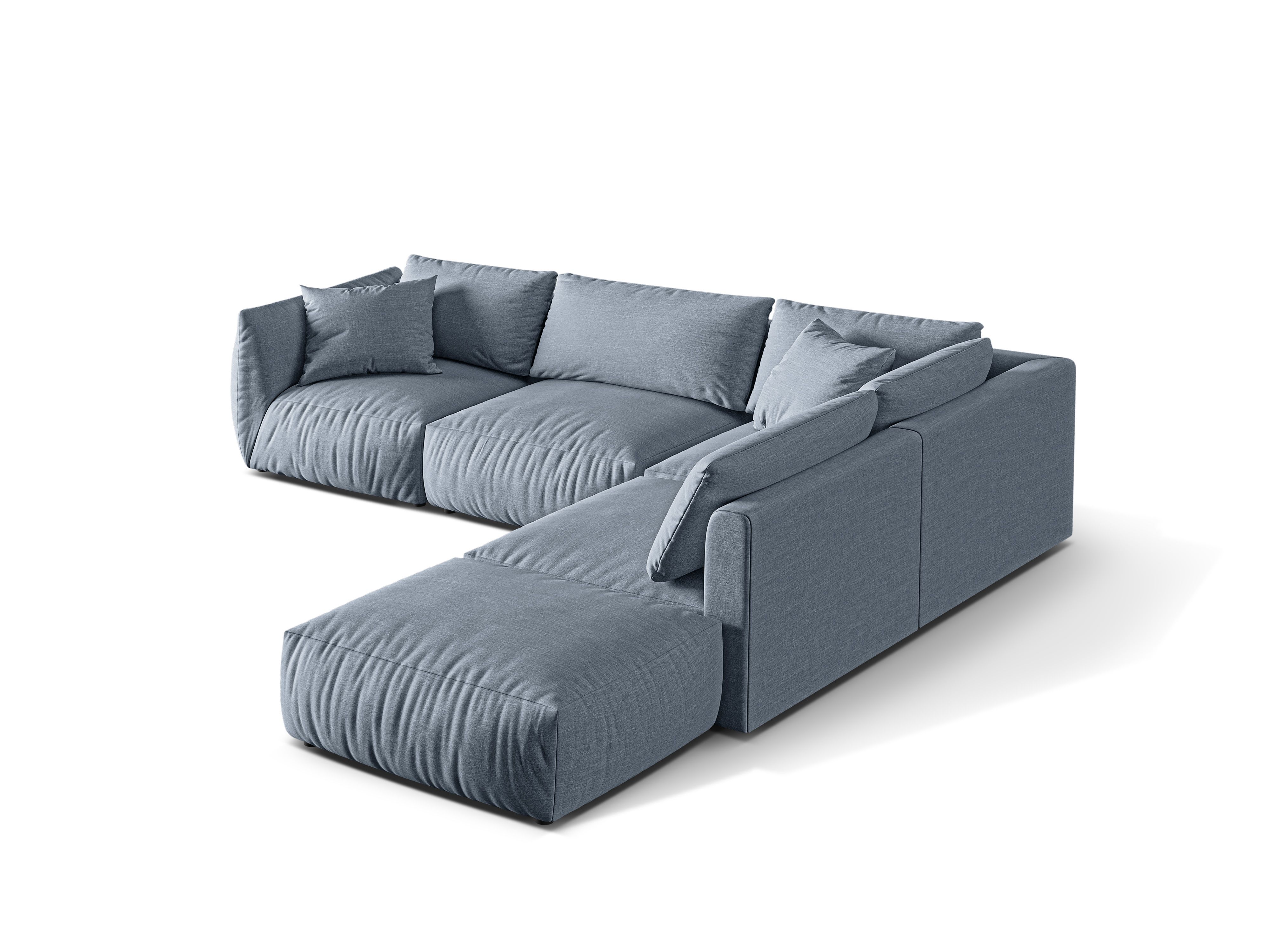 Modular Right Corner Sofa, "Chris", 4 Seats, 295x290x80