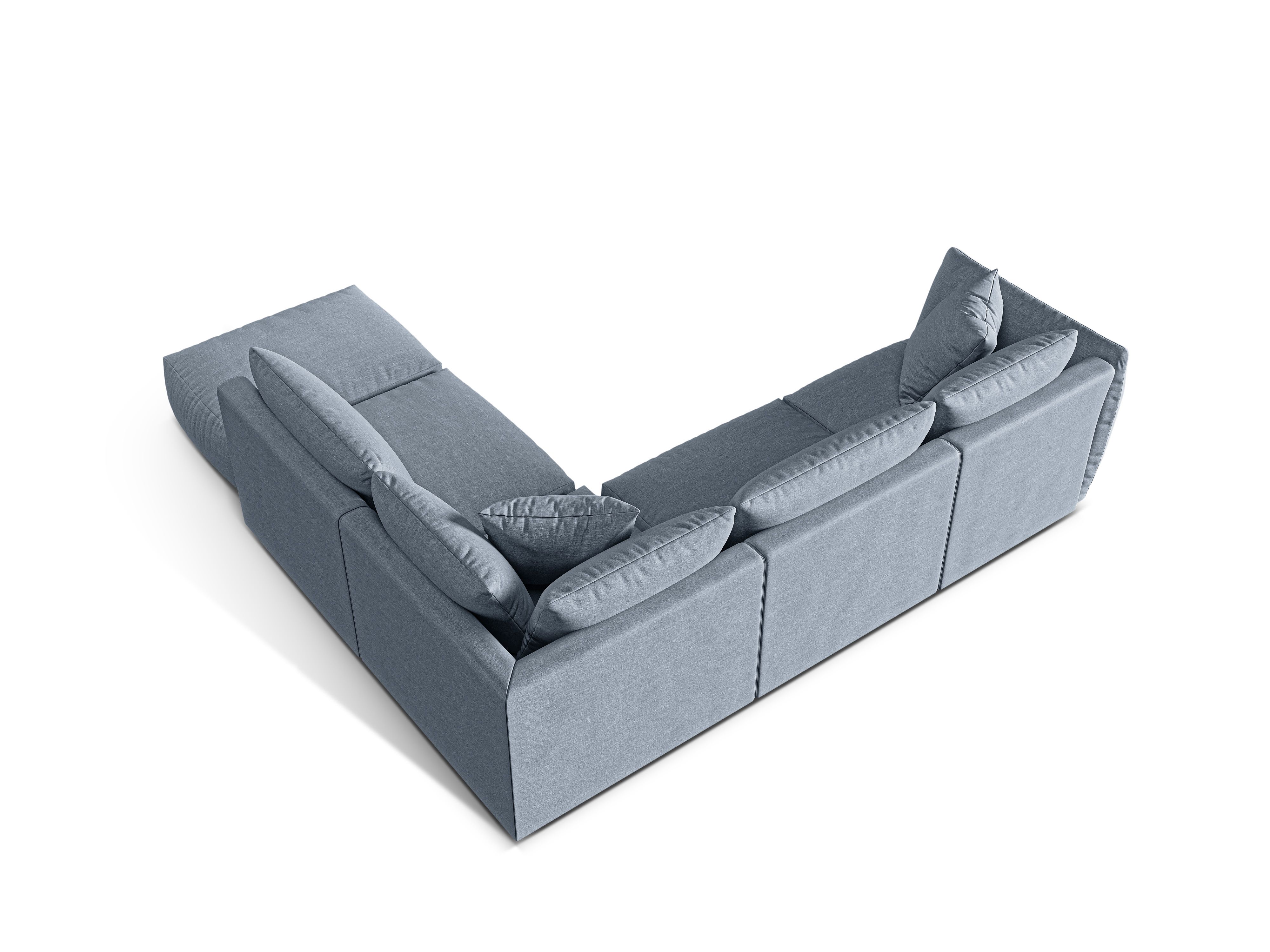 Modular Right Corner Sofa, "Chris", 4 Seats, 295x290x80