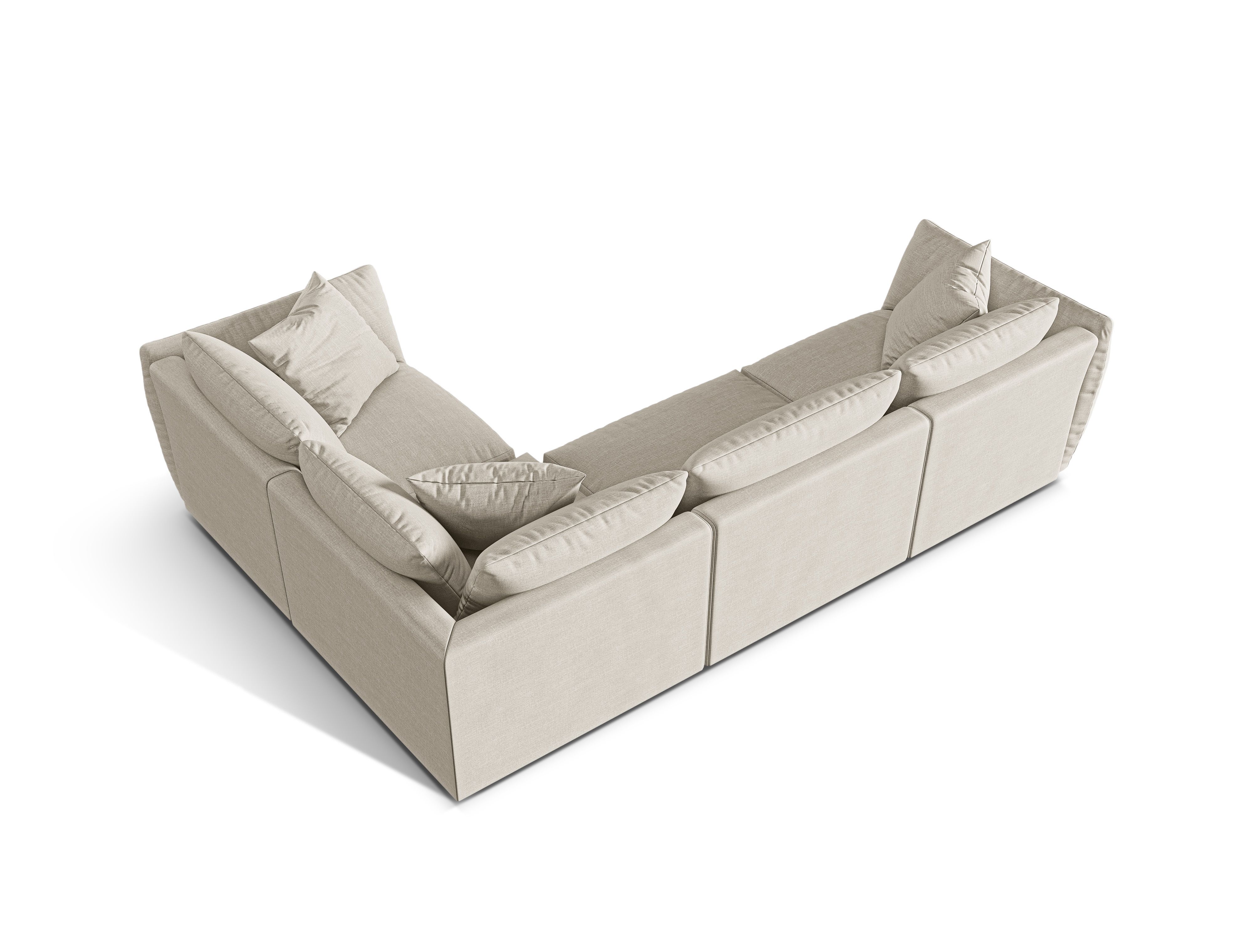 Right Corner Sofa, "Chris", 4 Seats, 295x210x80