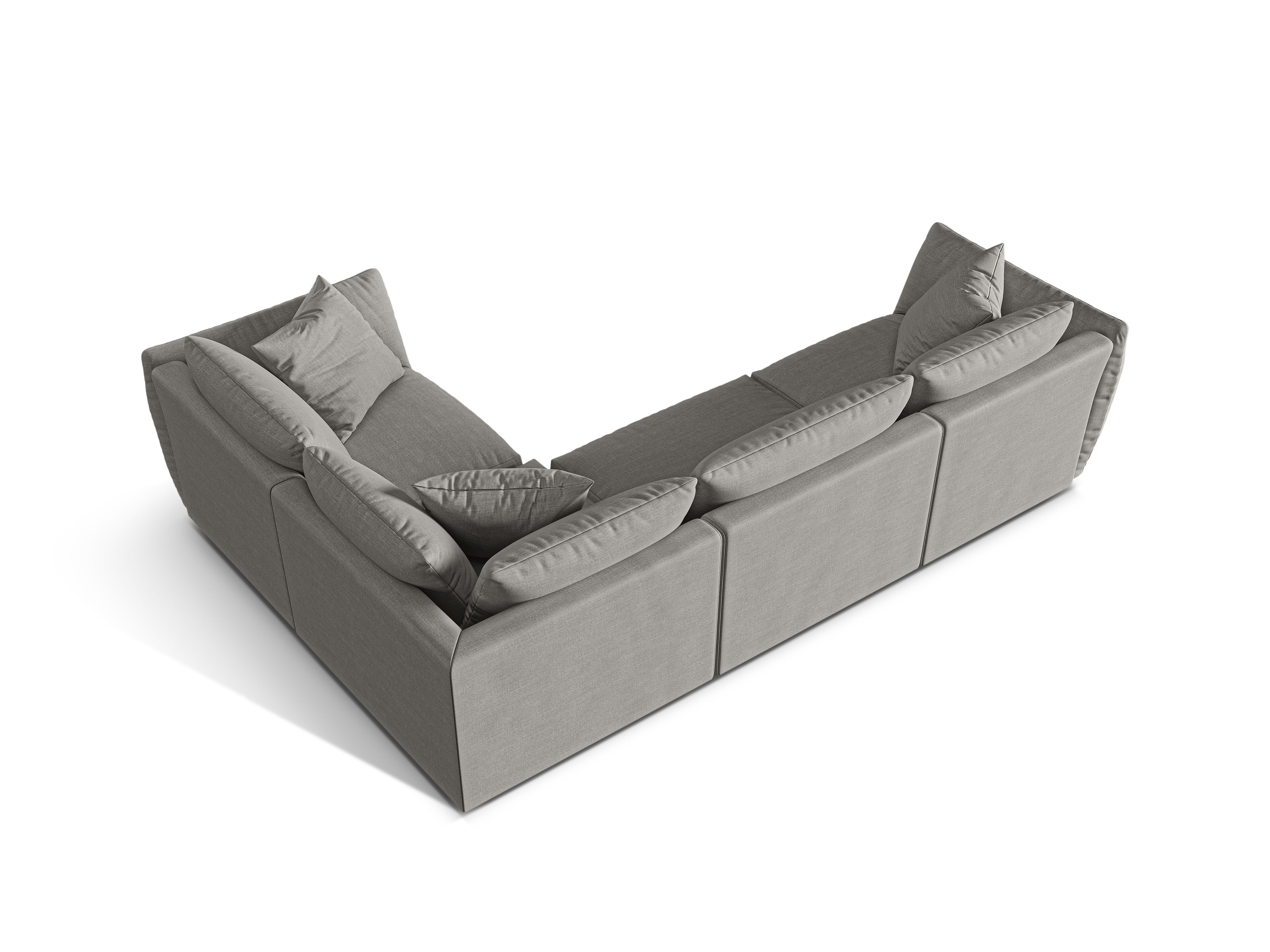 Right Corner Sofa, "Chris", 4 Seats, 295x210x80