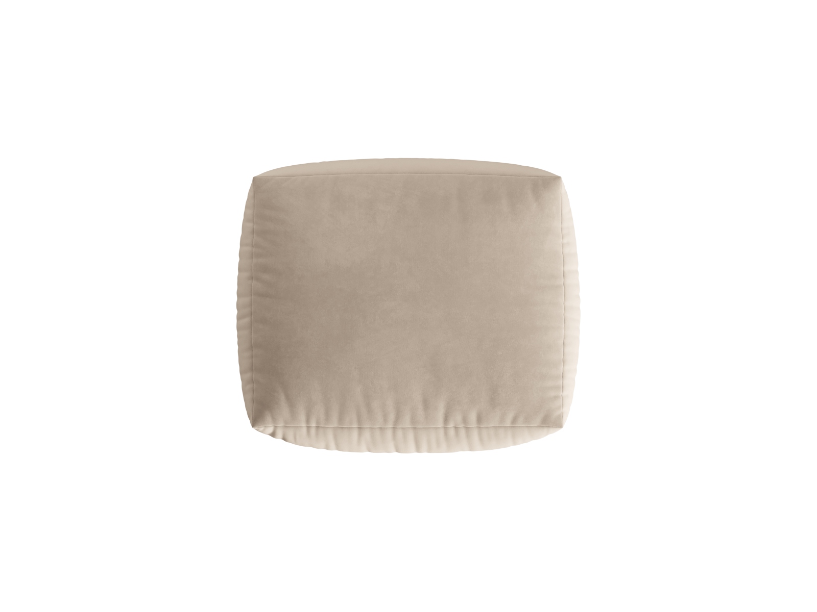 Velvet Pouf, "Chris", 1 Seat, 100x85x43