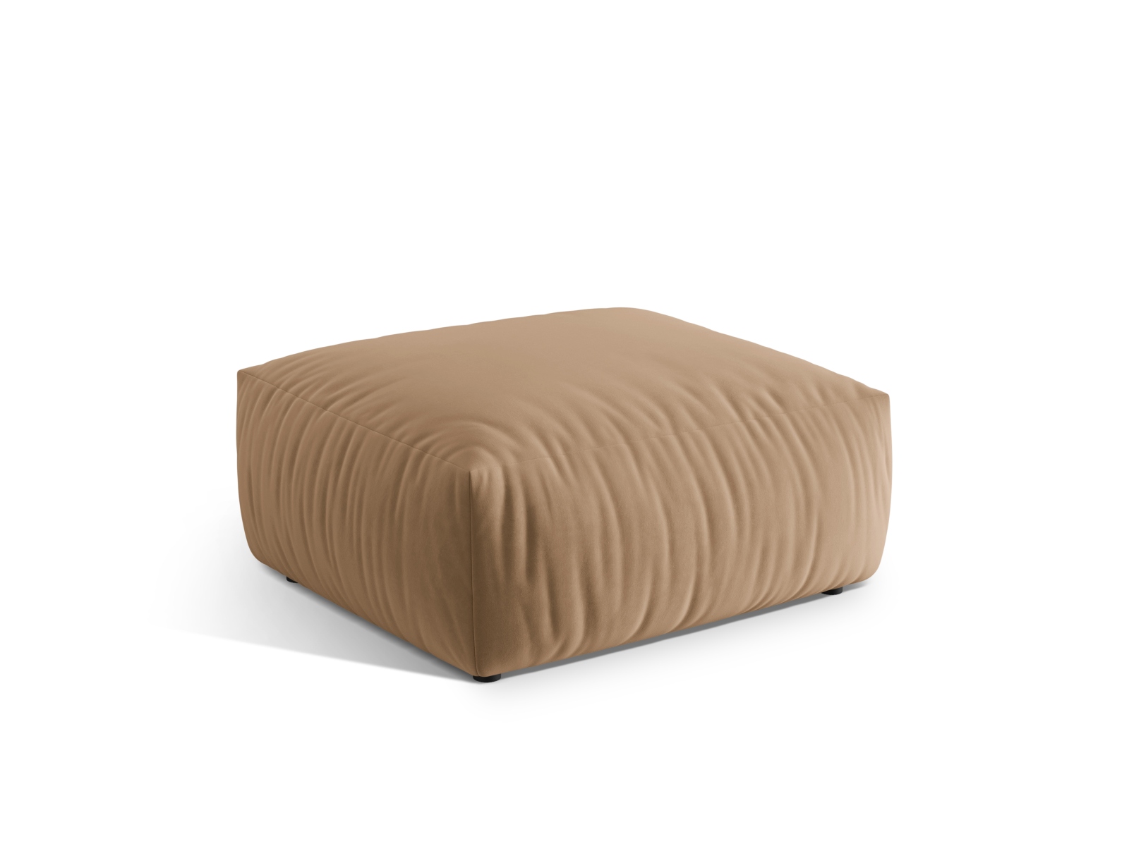Velvet Pouf, "Chris", 1 Seat, 100x85x43