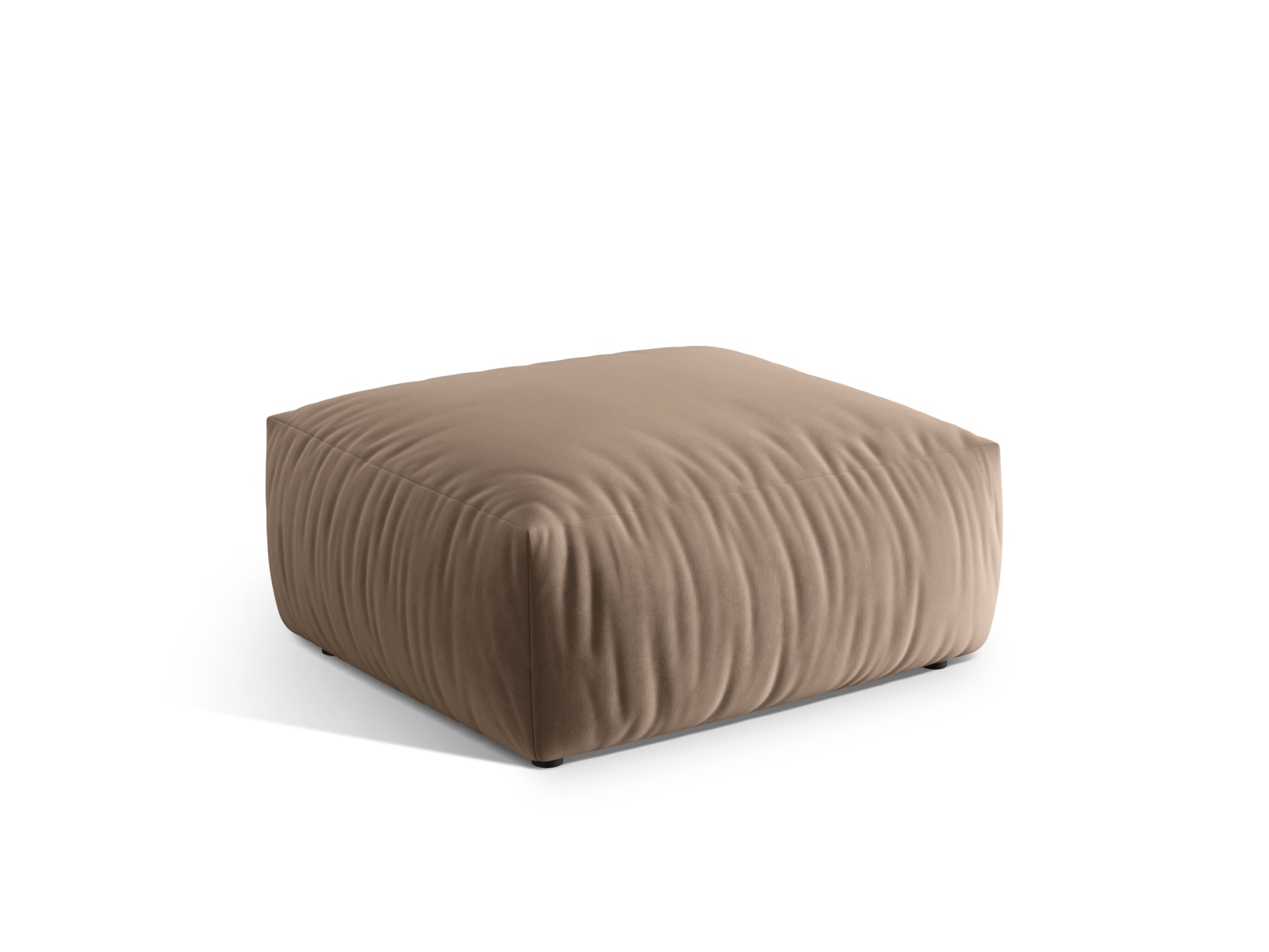 Velvet Pouf, "Chris", 1 Seat, 100x85x43