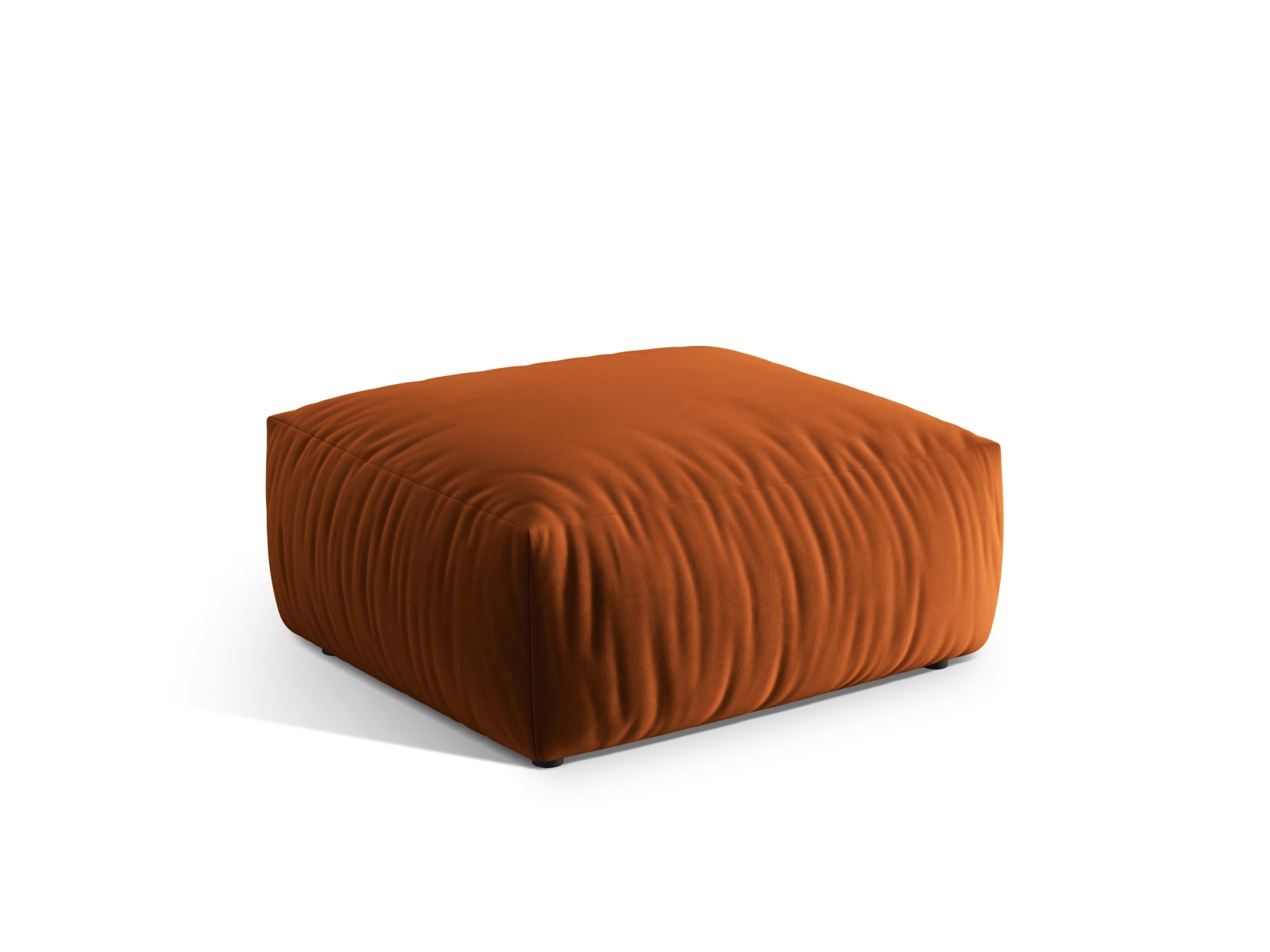 Velvet Pouf, "Chris", 1 Seat, 100x85x43