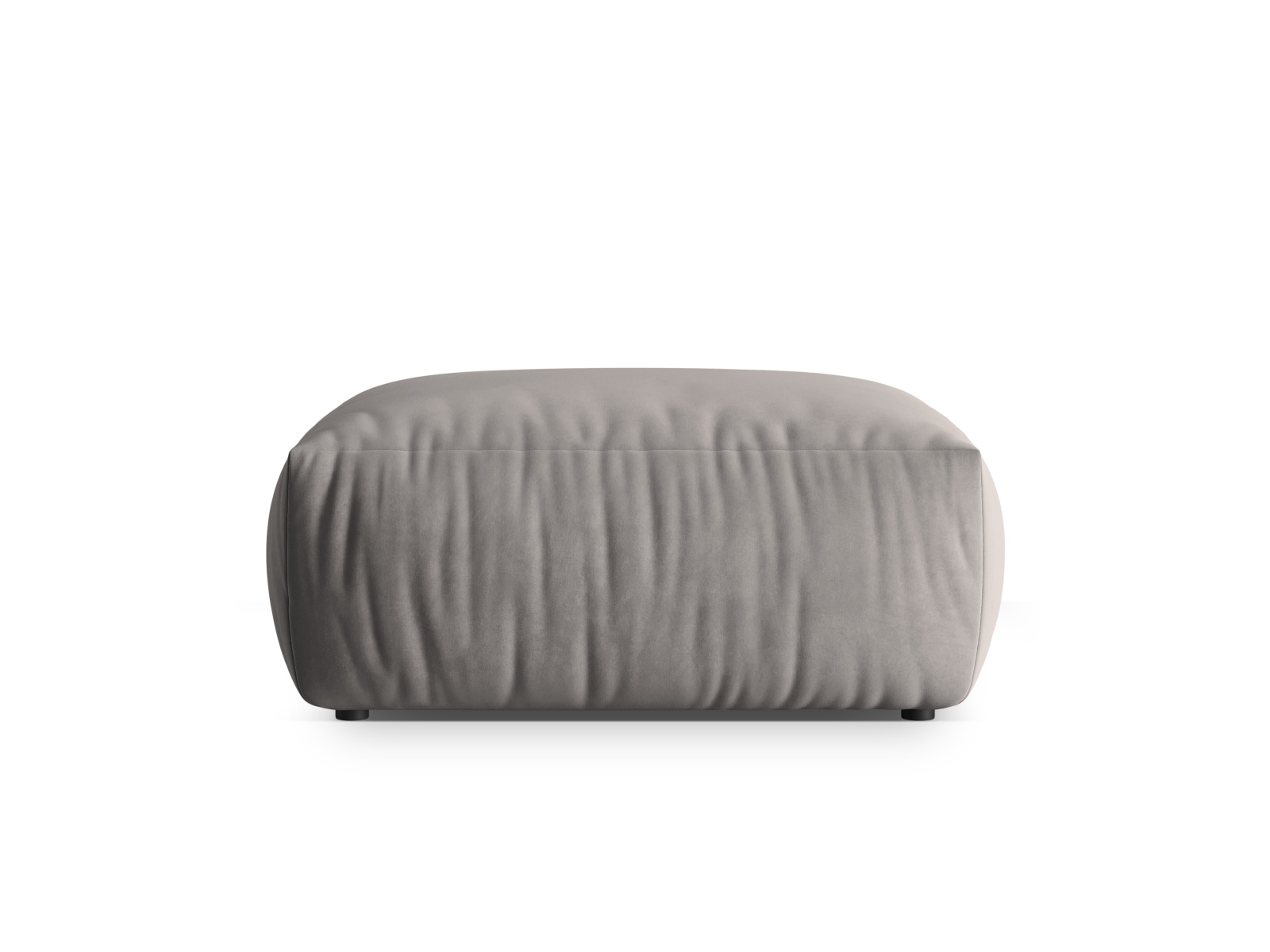 Velvet Pouf, "Chris", 1 Seat, 100x85x43