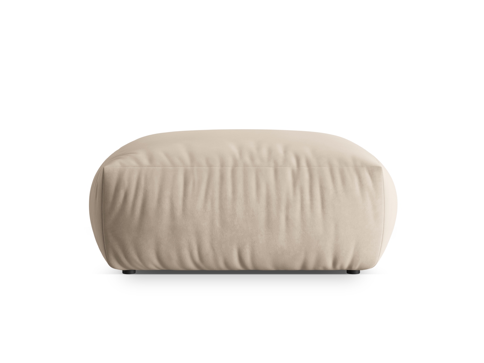 Velvet Pouf, "Chris", 1 Seat, 100x100x43