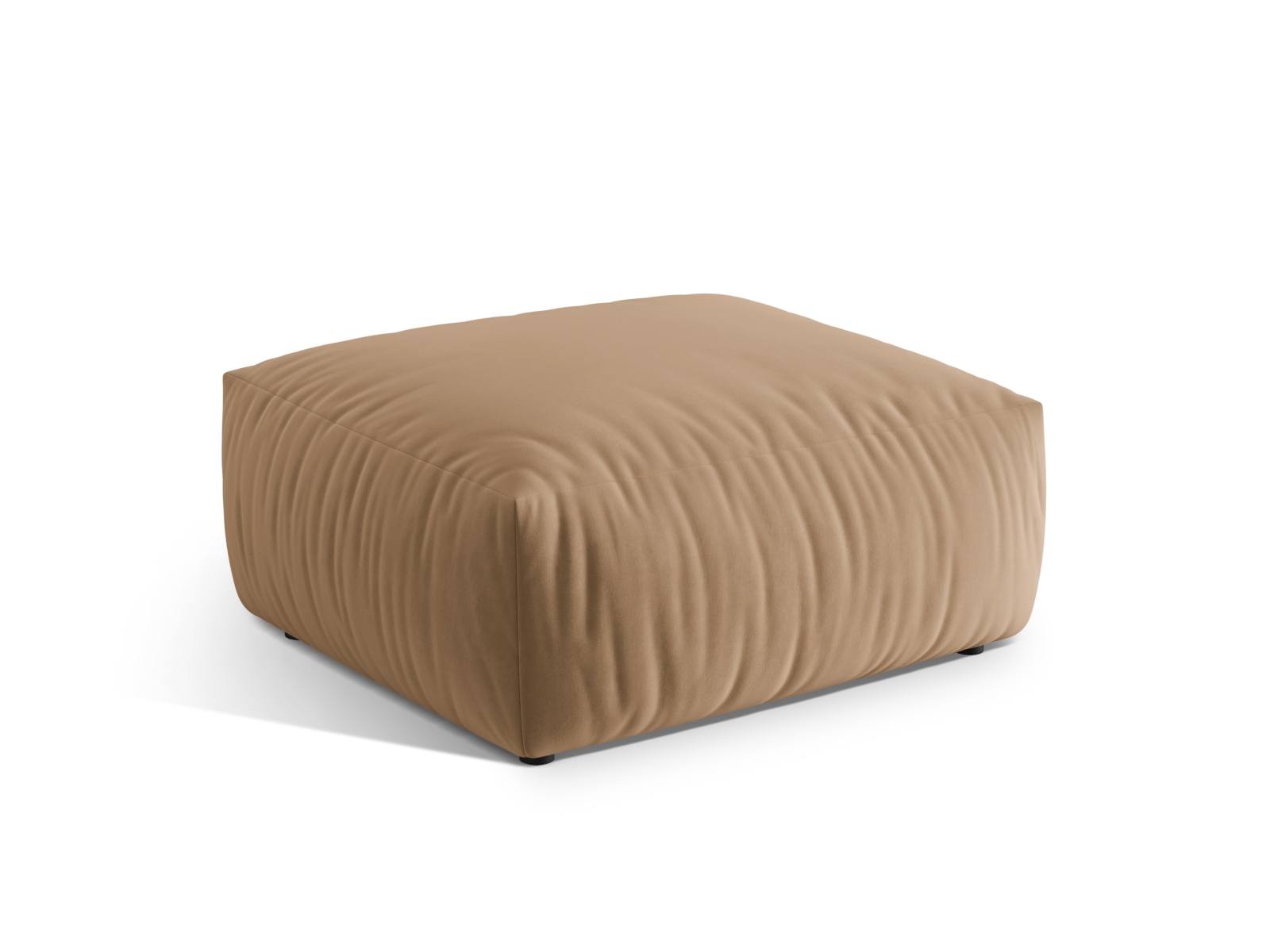 Velvet Pouf, "Chris", 1 Seat, 100x100x43