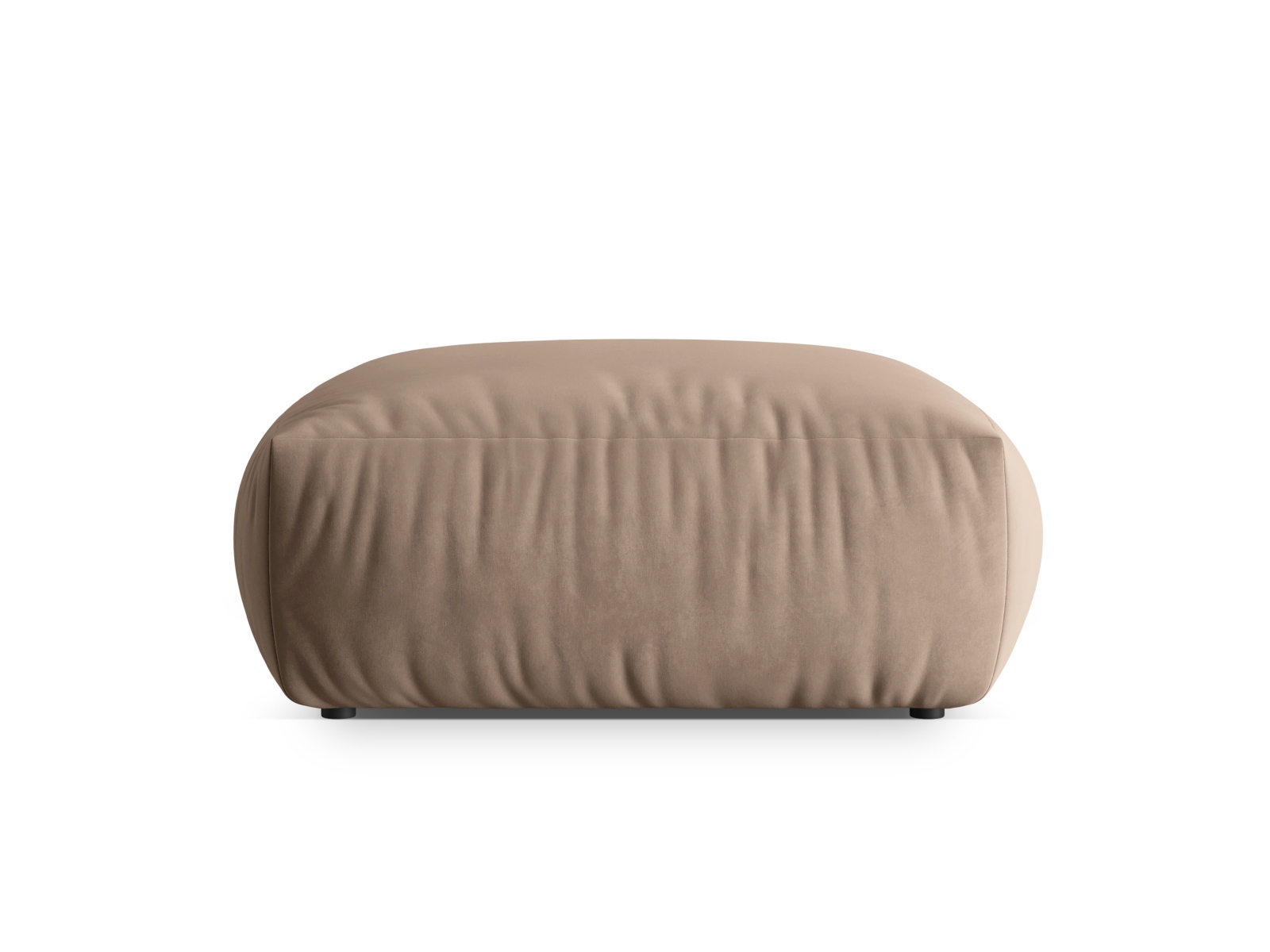 Velvet Pouf, "Chris", 1 Seat, 100x100x43