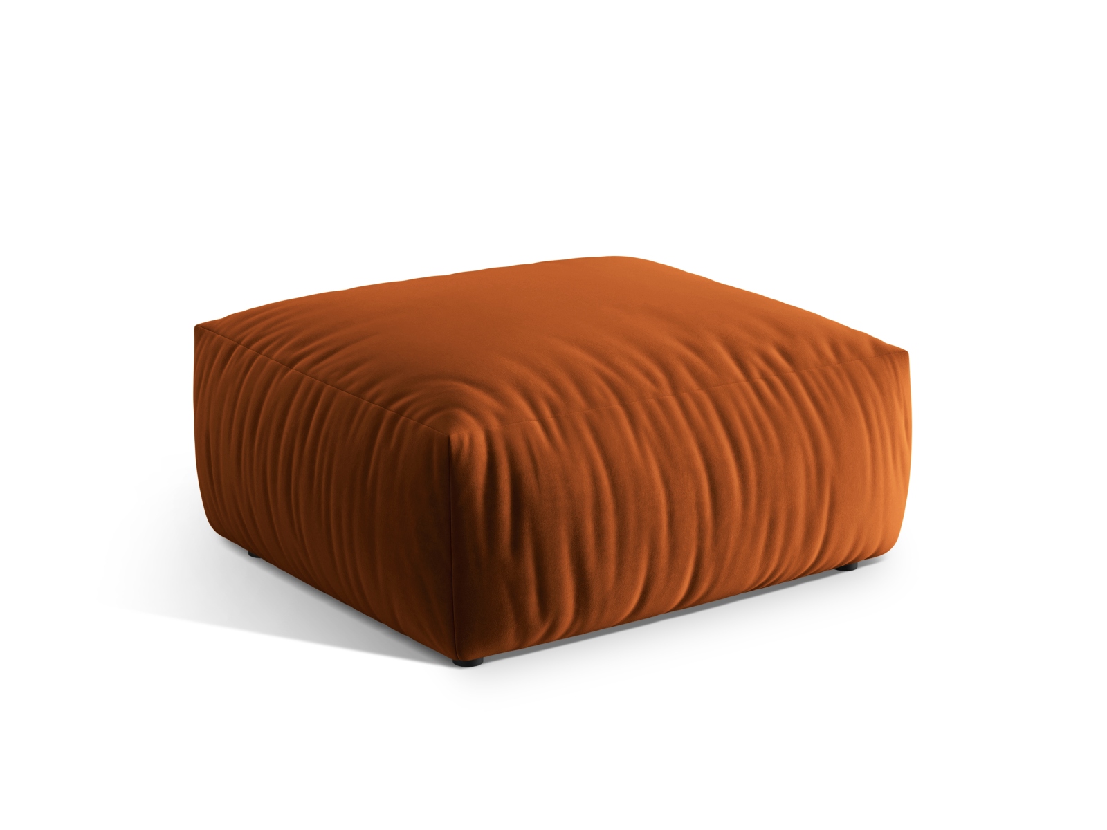 Velvet Pouf, "Chris", 1 Seat, 100x100x43