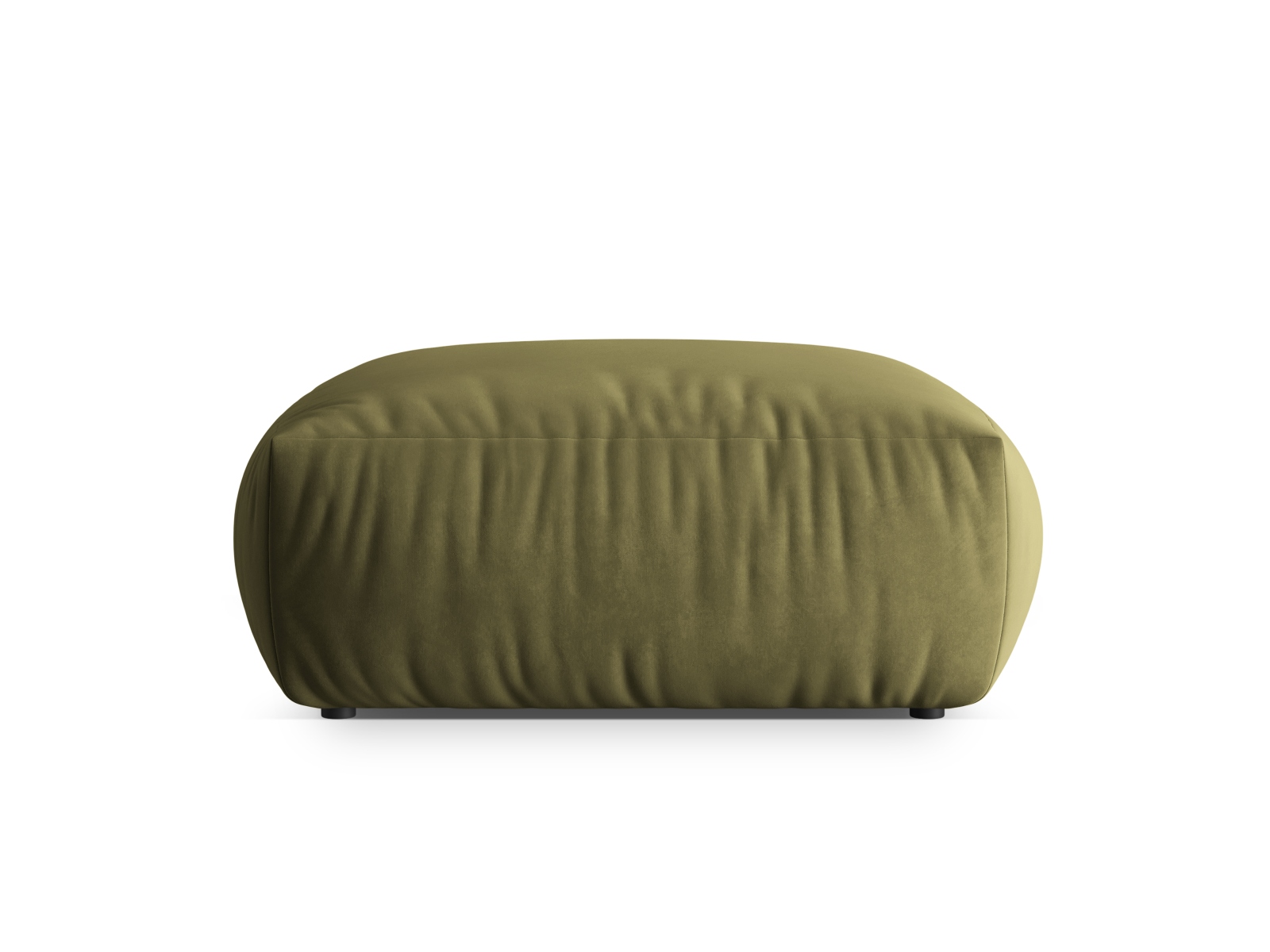 Velvet Pouf, "Chris", 1 Seat, 100x100x43