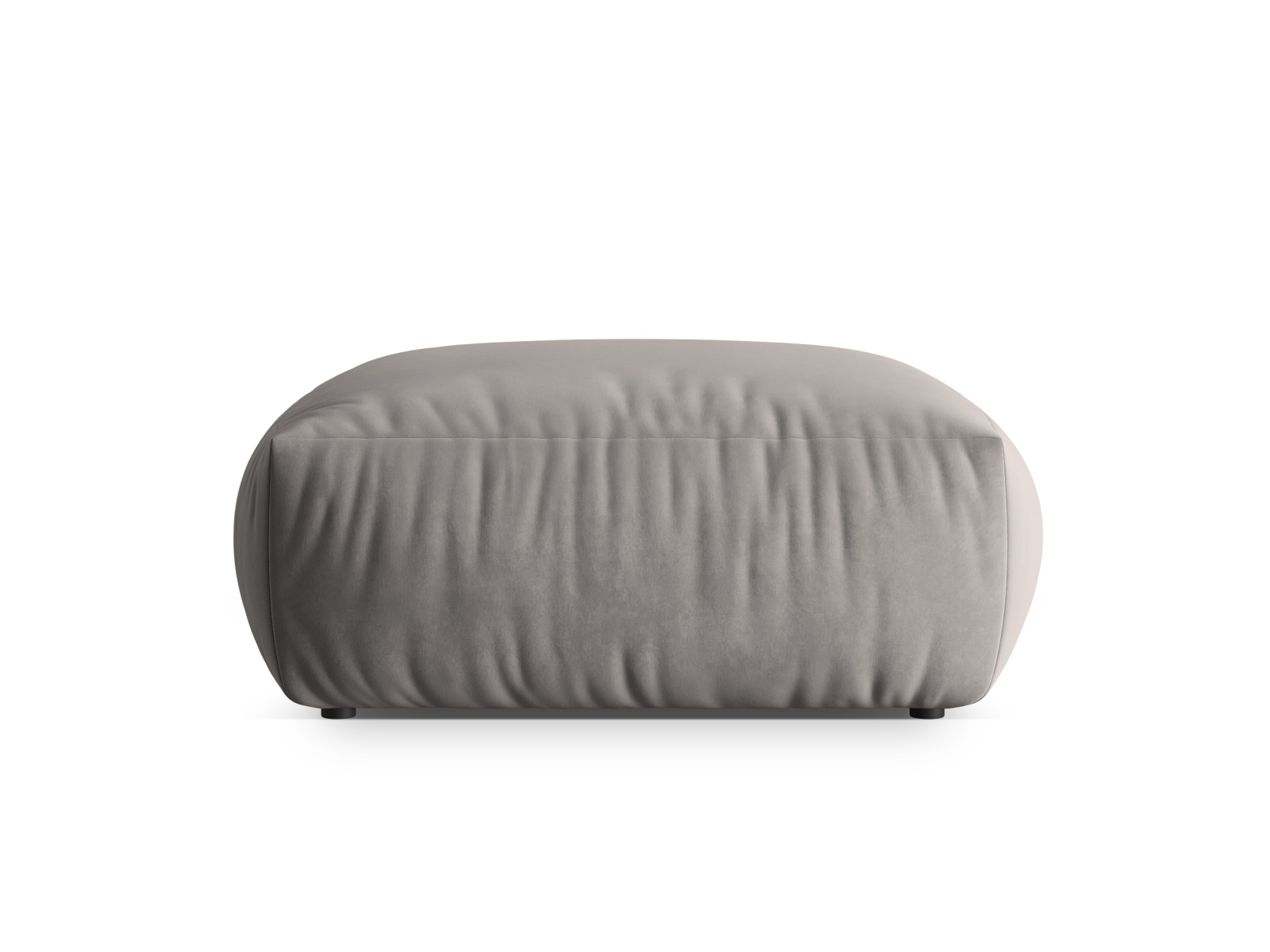 Velvet Pouf, "Chris", 1 Seat, 100x100x43