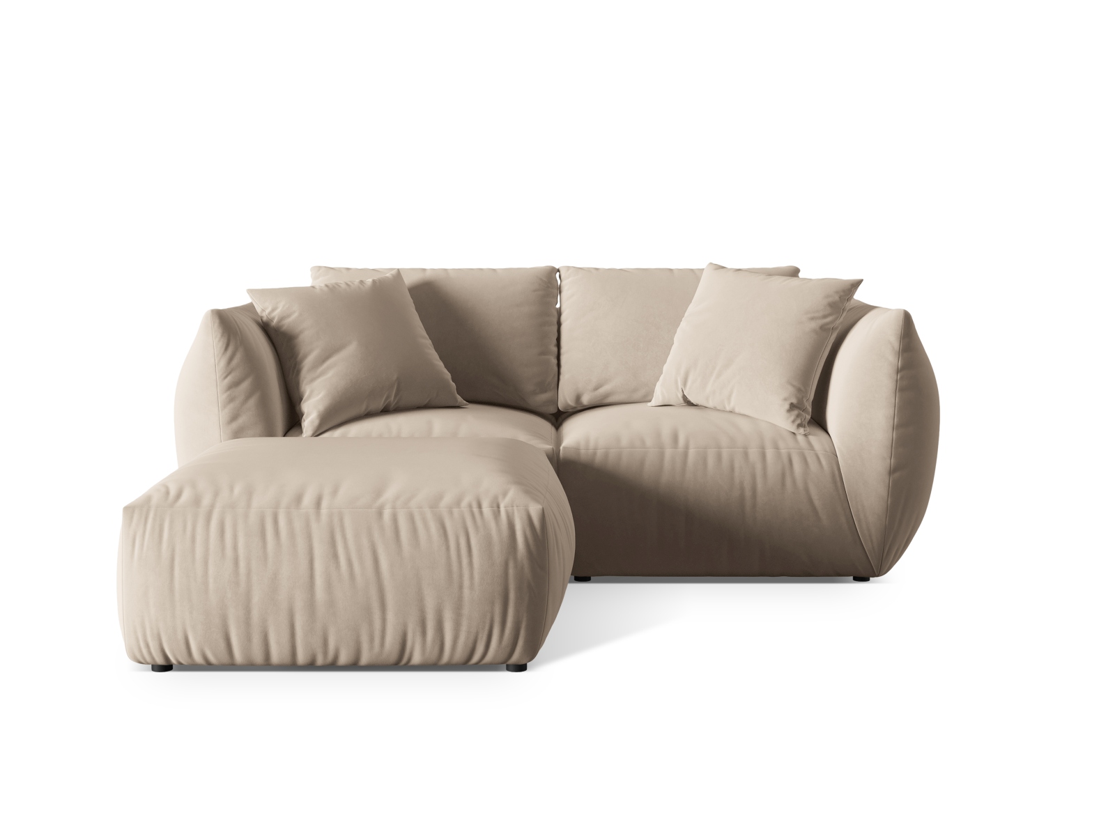 Modular Corner Sofa, "Chris", 4 Seats, 220x200x80