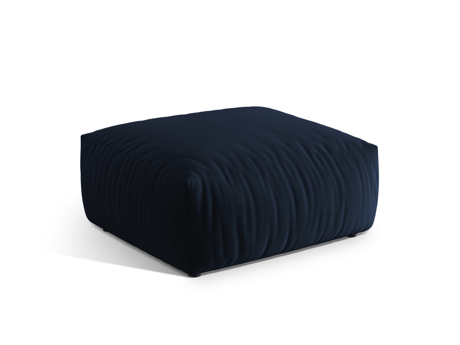 Velvet Pouf, "Chris", 1 Seat, 100x100x43