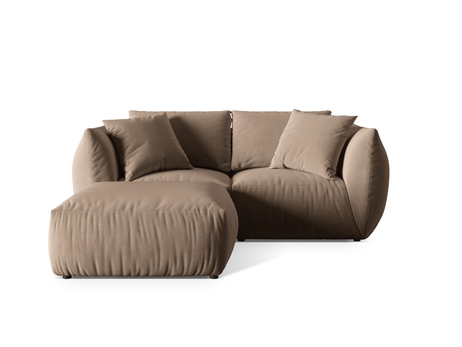 Modular Corner Sofa, "Chris", 4 Seats, 220x200x80