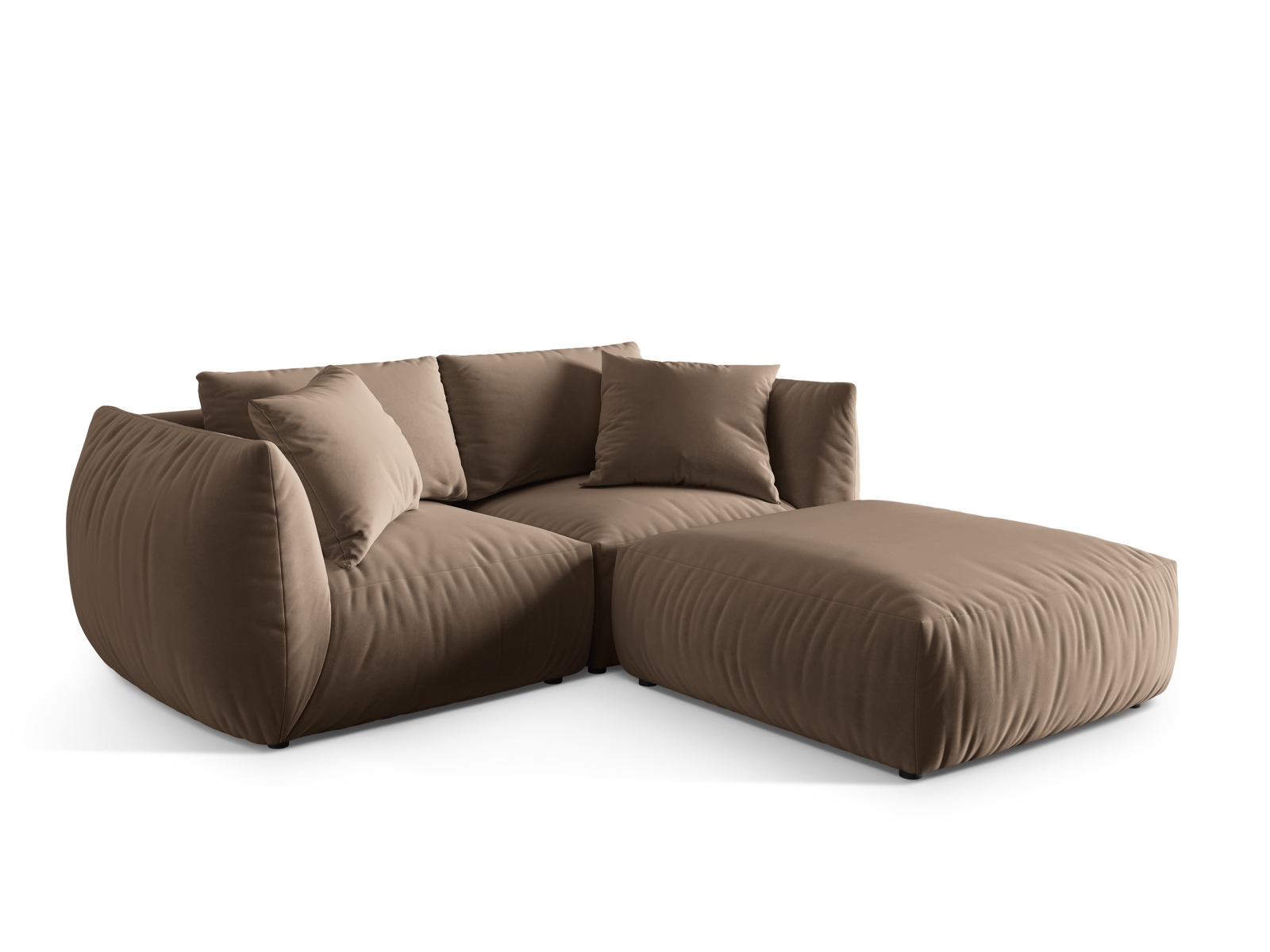 Modular Corner Sofa, "Chris", 4 Seats, 220x200x80