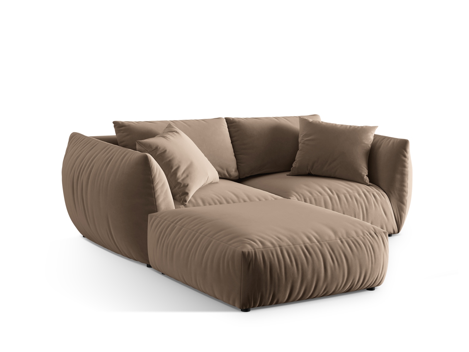 Modular Corner Sofa, "Chris", 4 Seats, 220x200x80