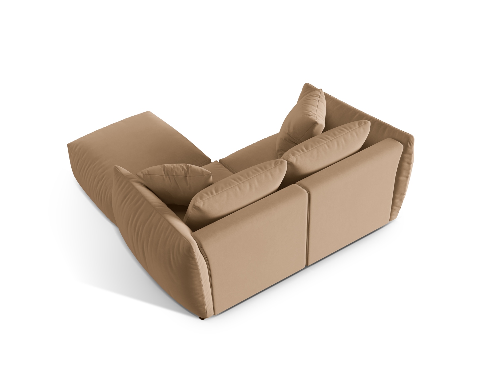 Modular Corner Sofa, "Chris", 4 Seats, 220x200x80