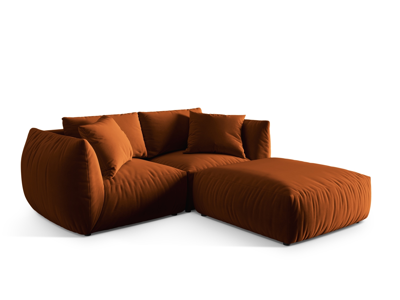 Modular Corner Sofa, "Chris", 4 Seats, 220x200x80